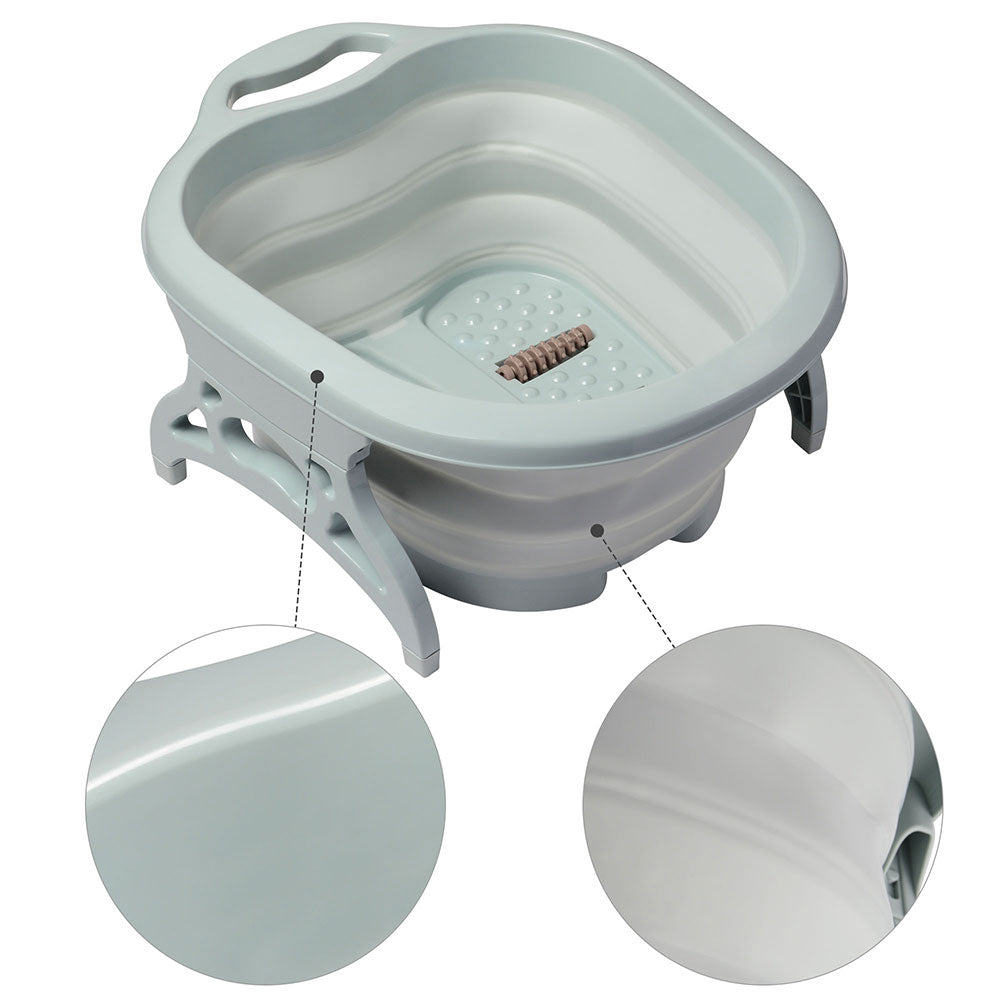 TheLAShop Collapsible Foot Soaking Tub - Portable Foldable Foot Bath Basin for Relaxation & Spa - Perfect for Home, Travel & Gift Giving