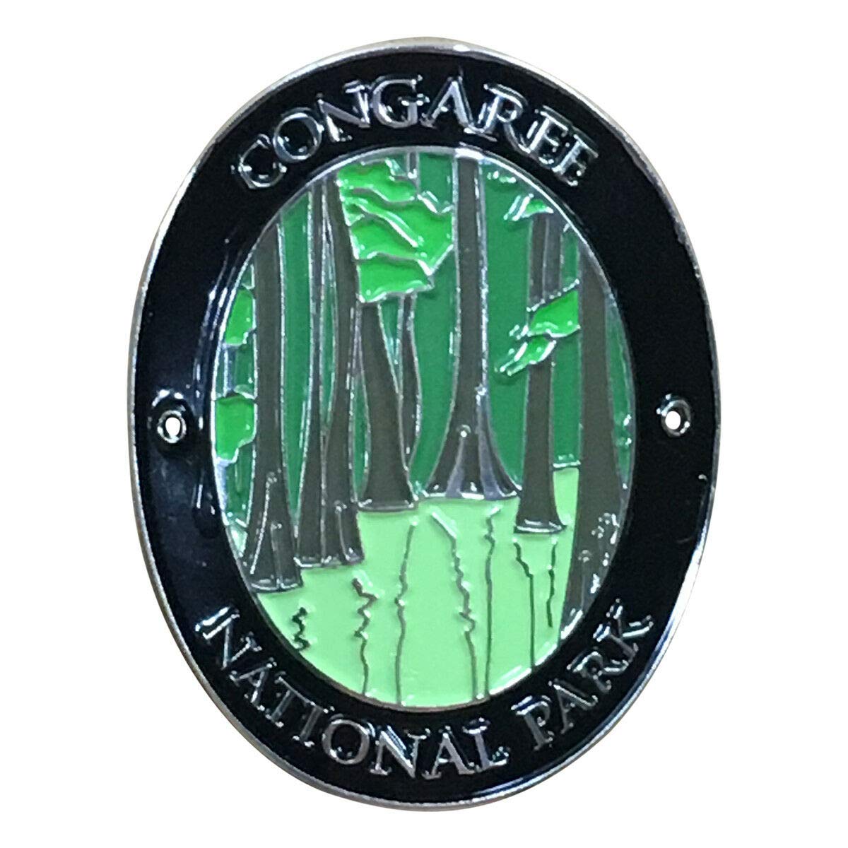 Congaree National Park Walking Stick Medallion - South Carolina Traveler Series for Hiking Sticks & Trekking Poles | Perfect for Outdoor Enthusiasts & National Park Collectors