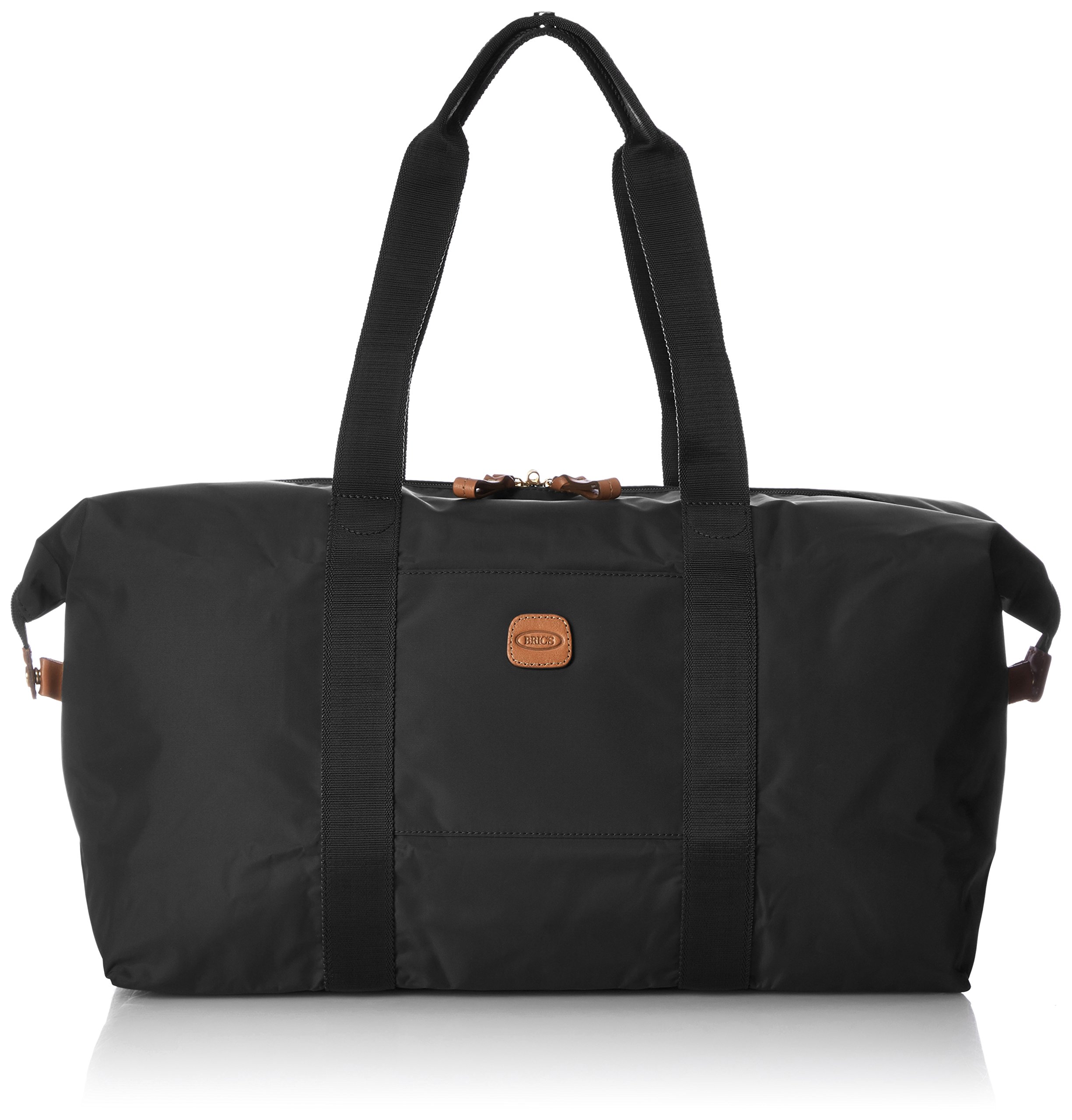 Bric's X-Bag/X-Travel 2.0 Foldable Duffel Bag - 18 Inch Carry On Luggage & Overnight Travel Bag - Lightweight & Durable - Perfect for Air Travel, Gym, Weekend Getaways (Black)