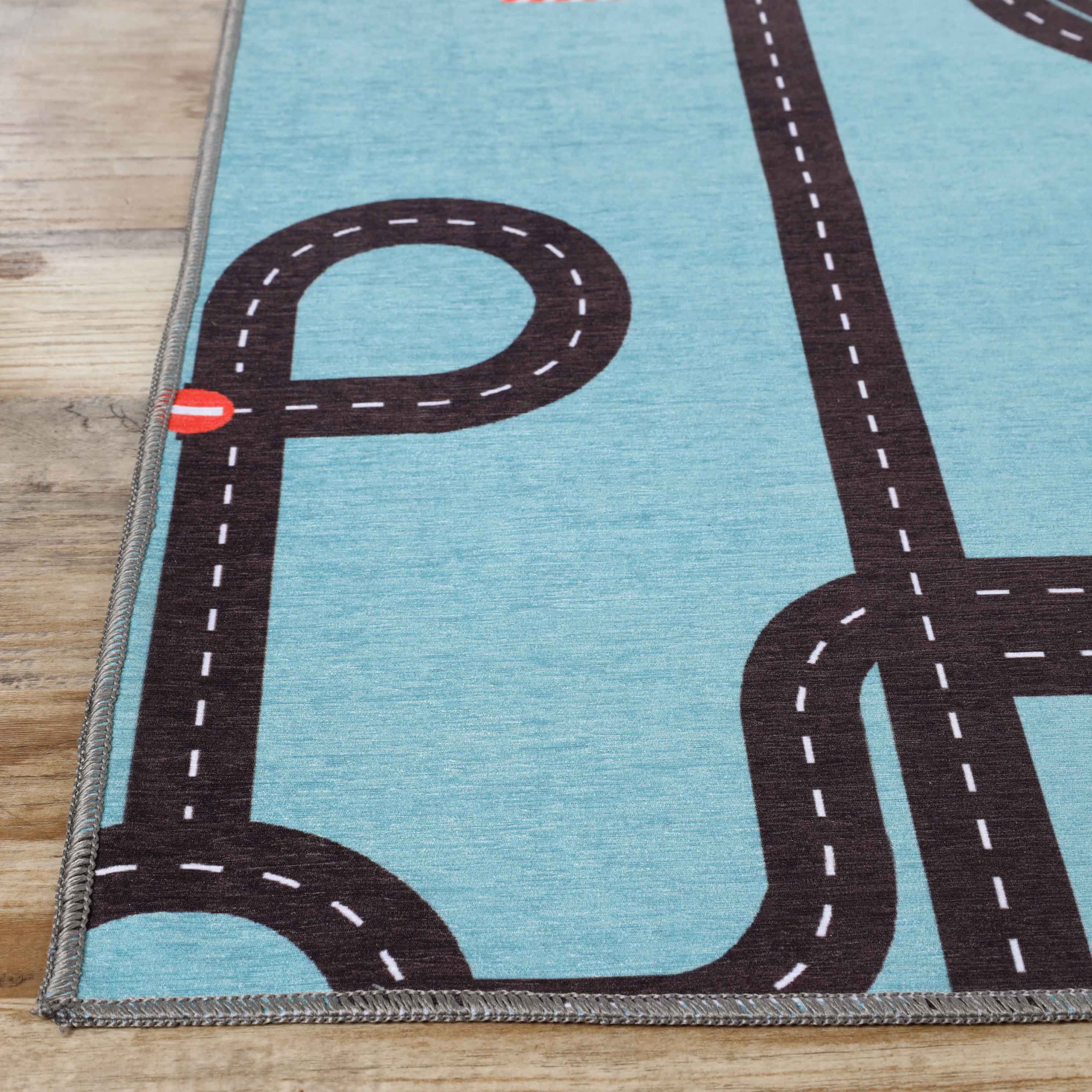 Non-Slip Kids Playroom Rug - Washable Nursery Carpet for Indoor Use | Safe Play Area Mat for Toddlers & Children | Perfect for Daycare, Bedroom, and Playroom Flooring