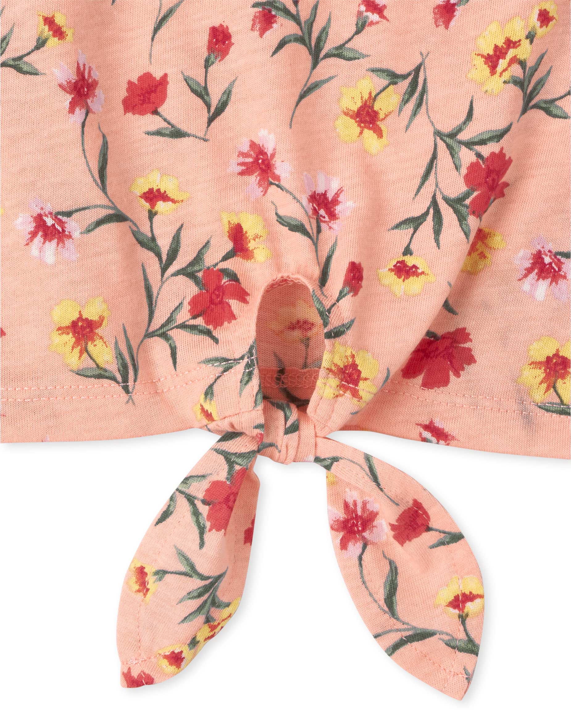The Children's Place Girls' Tie-Front Tank Top - Cute Summer Outfit for Playdates & Beach Days