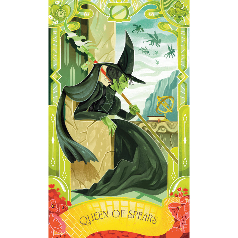 The Wizard of Oz Tarot Deck and Guidebook Set - 78 Cards with Illustrated Guide for Divination, Fortune Telling & Spiritual Growth | Perfect for Beginners and Collectors | Use for Meditation, Self-Discovery & Gift Giving