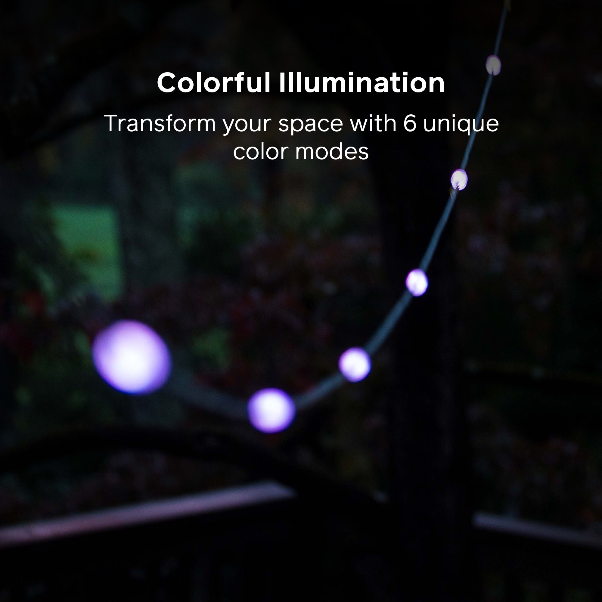 MPOWERD 18-Foot Solar-Powered LED String Lights - Waterproof Outdoor Decorative Lights for Garden, Patio, Party & Christmas Decorations