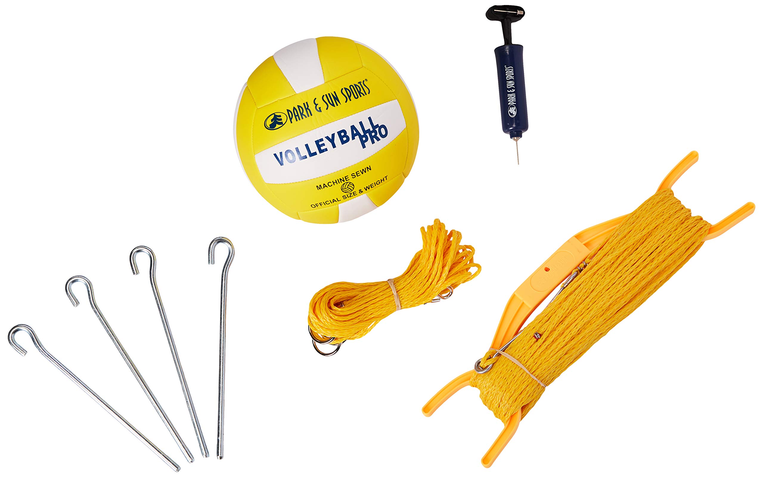 Portable Outdoor Volleyball Net System - Park & Sun Sports Tournament Flex for Beach, Backyard & Court Games | Easy Setup & Durable Design