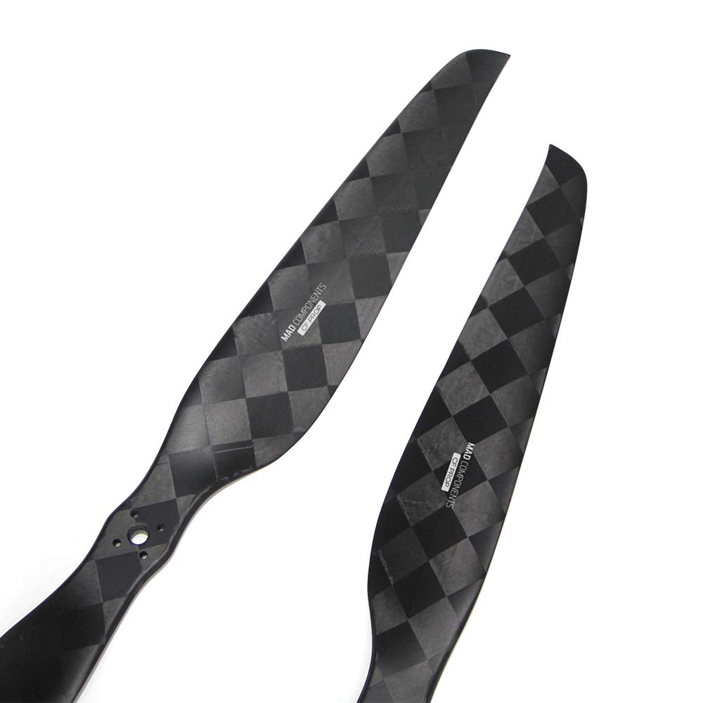 FLUXER CB2 30x10in Carbon Fiber Propeller - Upgraded Ultralight Drone Prop for Multirotor, Quadcopter, Hexacopter (M3x4) - Perfect for DIY RC Hobby & Professional Aerial Photography