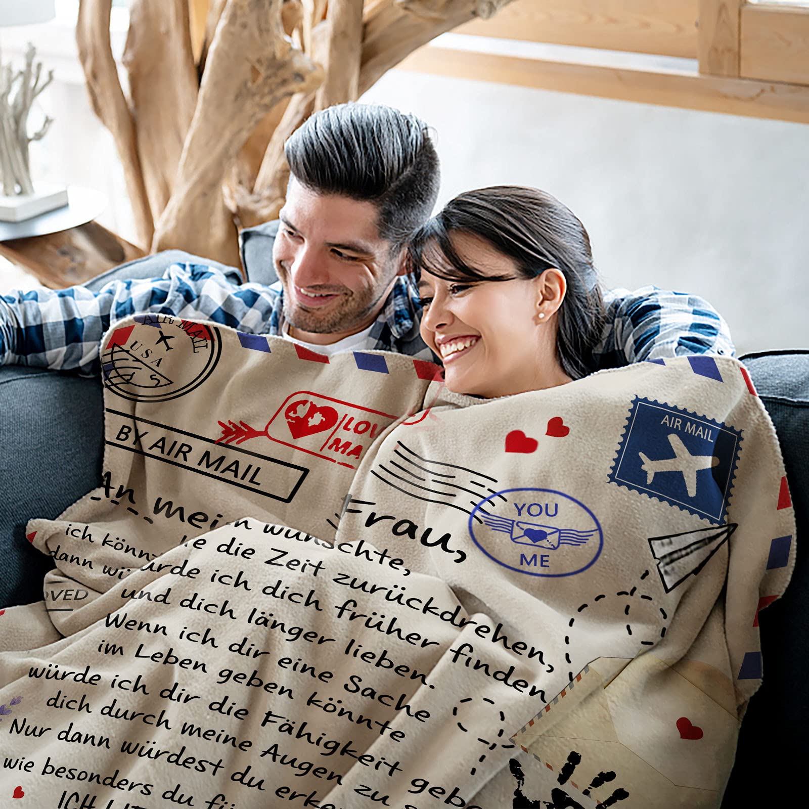 Soft & Cozy Printed Twin Size Plush Throw Blanket - Fuzzy Microfiber Flannel Blanket with Single-Side Print (55x79 inches) - Perfect for Bed, Sofa, and Winter Warmth