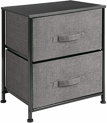 Modern Nightstand with Storage - Bedside Cabinet, End Table & Closet Organizer for Bedroom & Living Room | Small Side Table with Drawers - Perfect for Books, Lamps & Bedroom Essentials