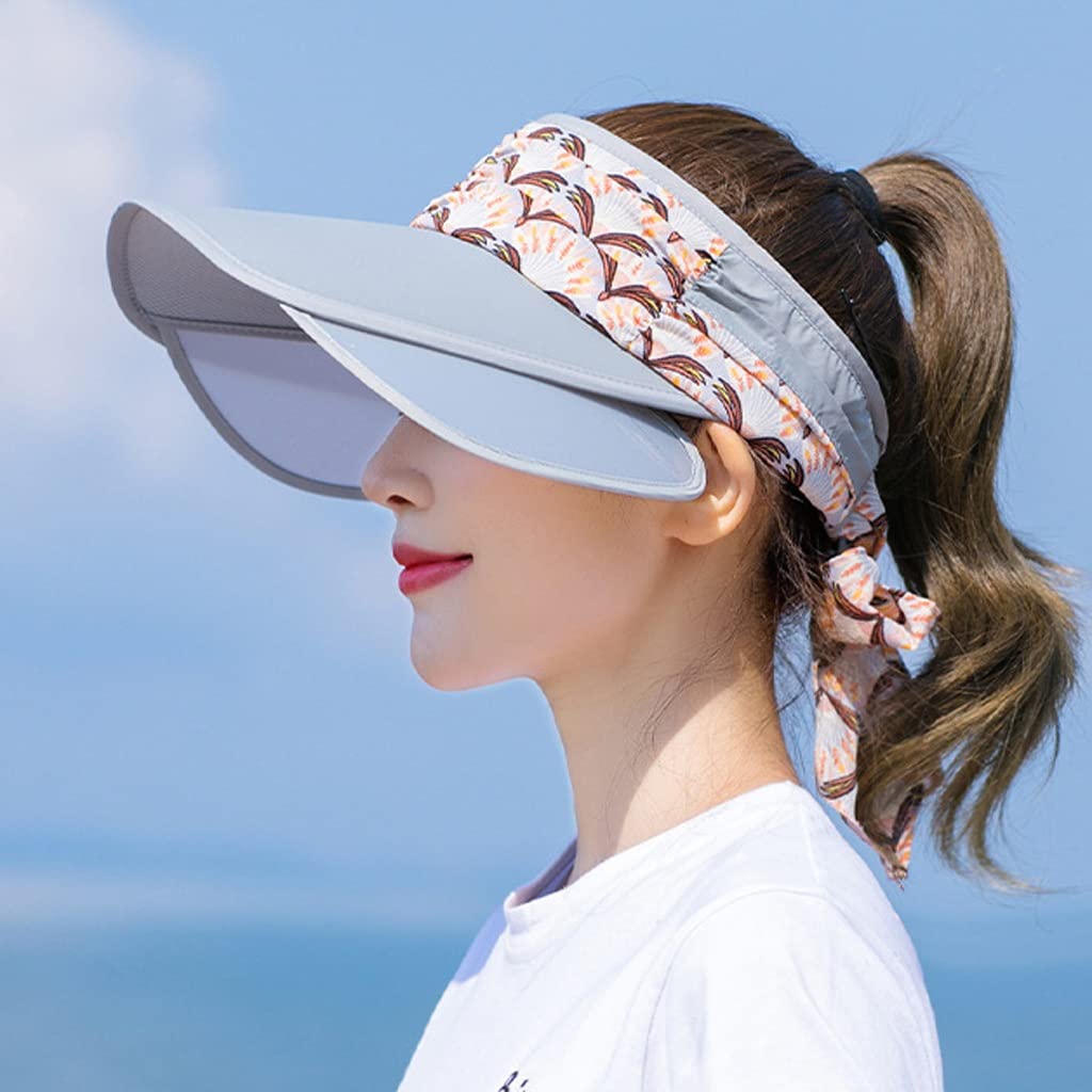 WDBBY Breathable Adjustable Cycling Visor Hat - Sun Protection Outdoor Sports Cap with Ventilation Holes for Men & Women | Perfect for Biking, Running, Golfing (One Size, Color D)