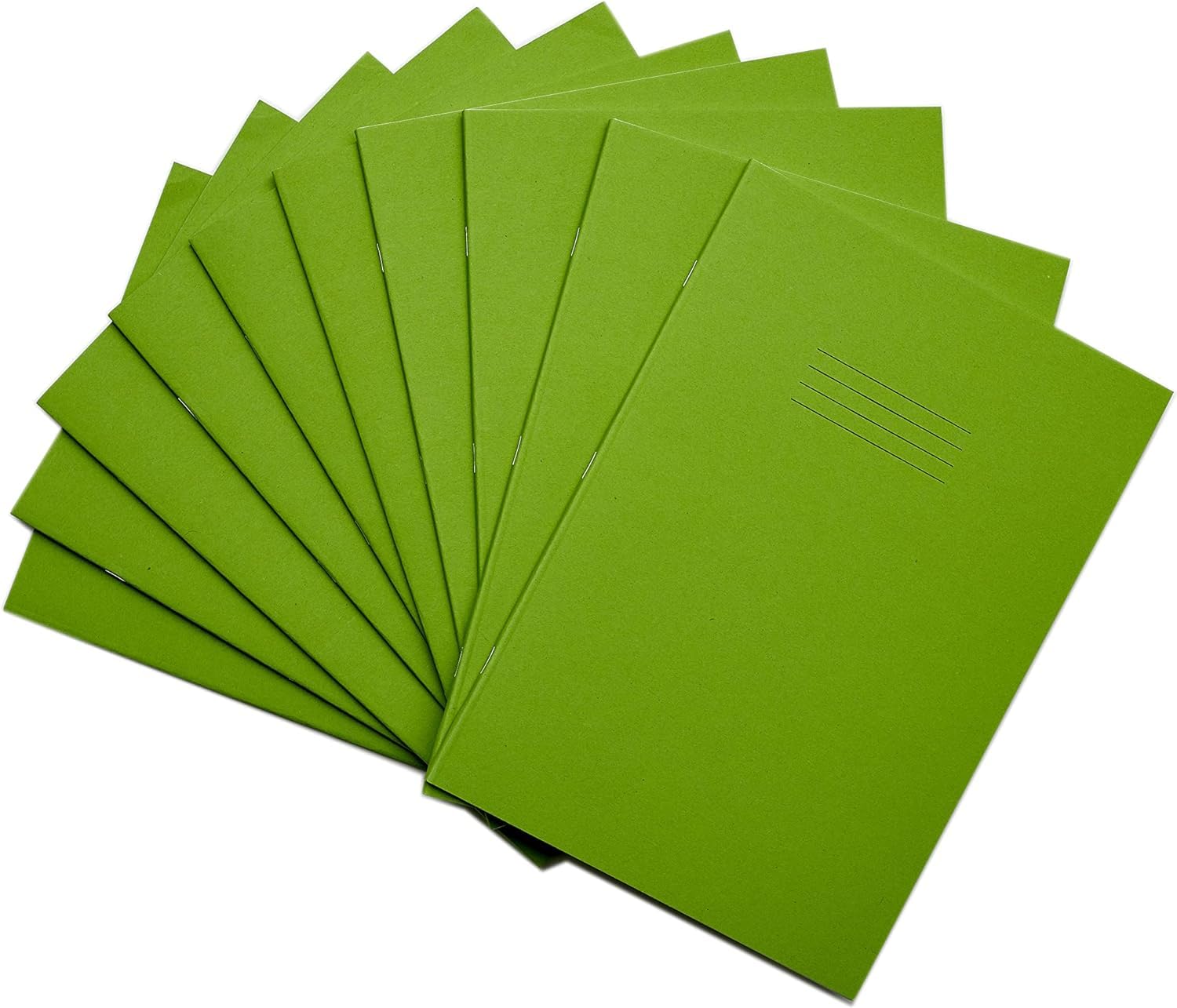Rhino A4 Notebook 10 Pack - 64 Page 8mm Lined for Office & School Use