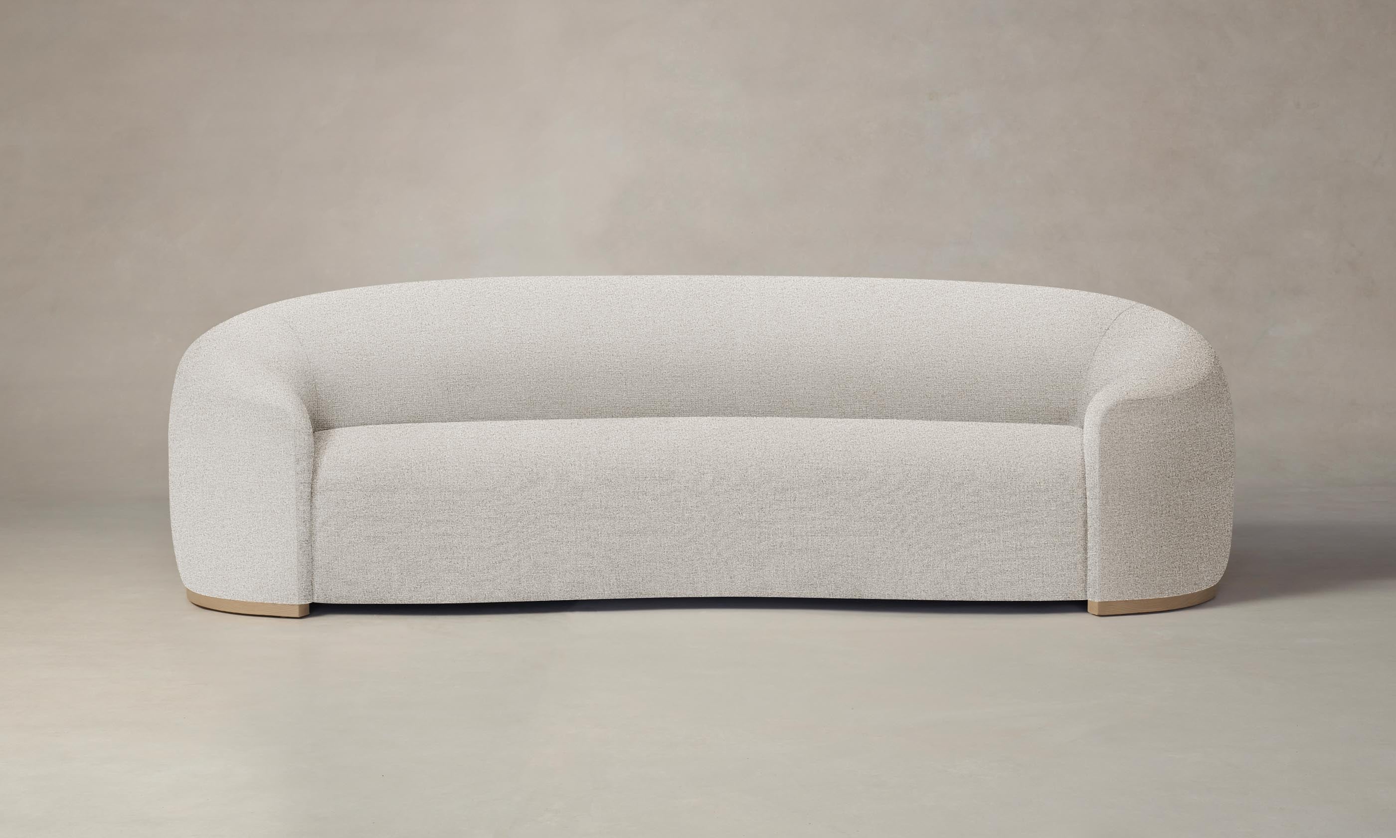The Chelsea Sofa - Modern Performance Bouclé Polar Fabric Sectional Couch for Living Room, Lounge & Family Room - Cozy & Durable Upholstered Furniture