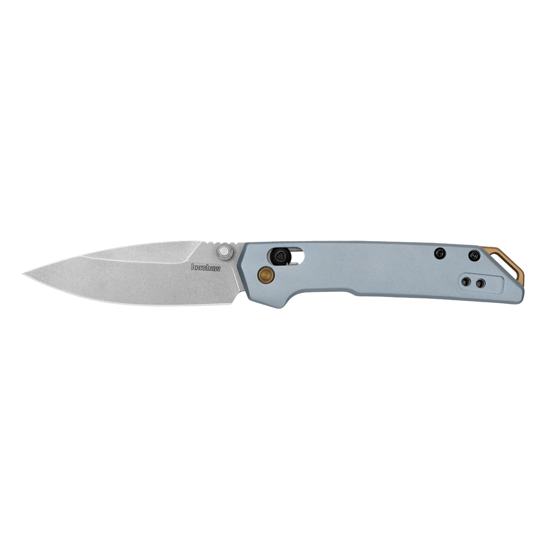 Kershaw Mini Iridium Folding Pocket Knife - EDC Utility Knife with Durable Stainless Steel Blade for Outdoor, Camping, Hiking & Everyday Carry
