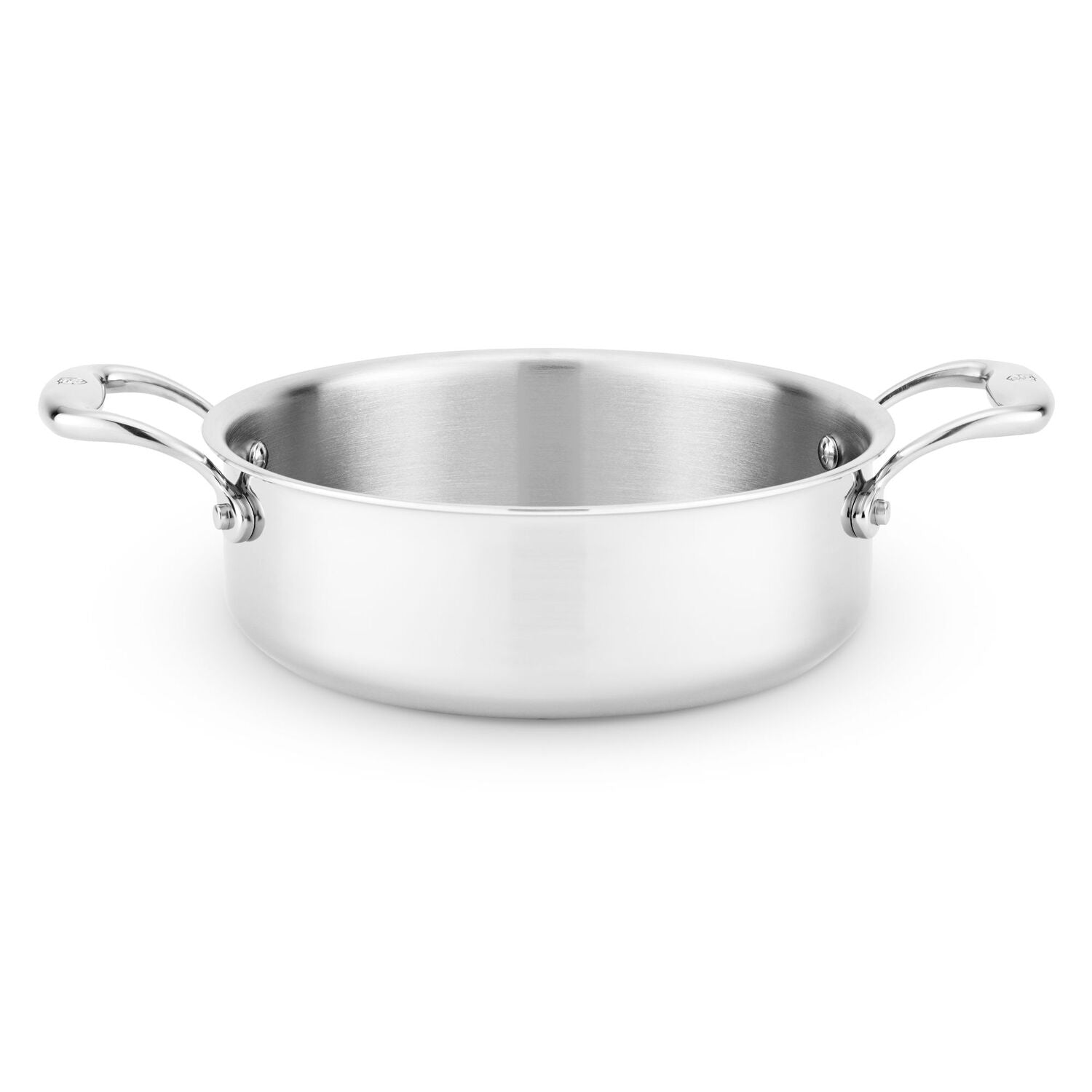 Premium Titanium Series 2.5 Quart Sauteuse Pan with Glass Lid - Nonstick Cookware for Sauteing, Frying & Simmering - Perfect for Home Chefs & Professional Kitchens