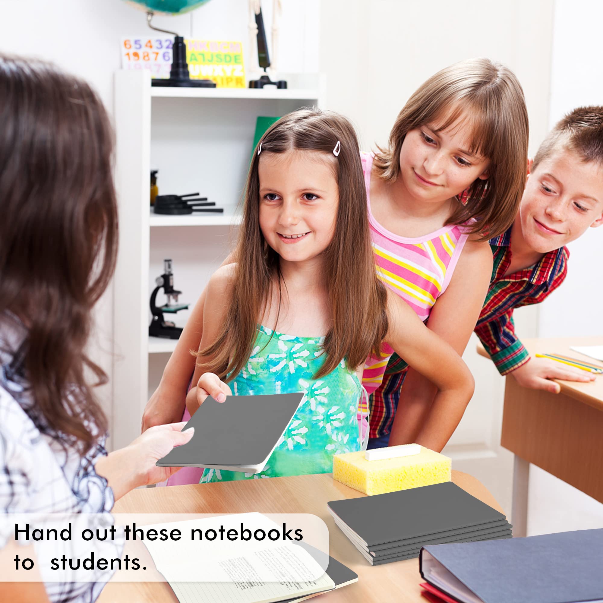 16 Pack Soft Cover Lined Notebooks - A5 Size 8.2