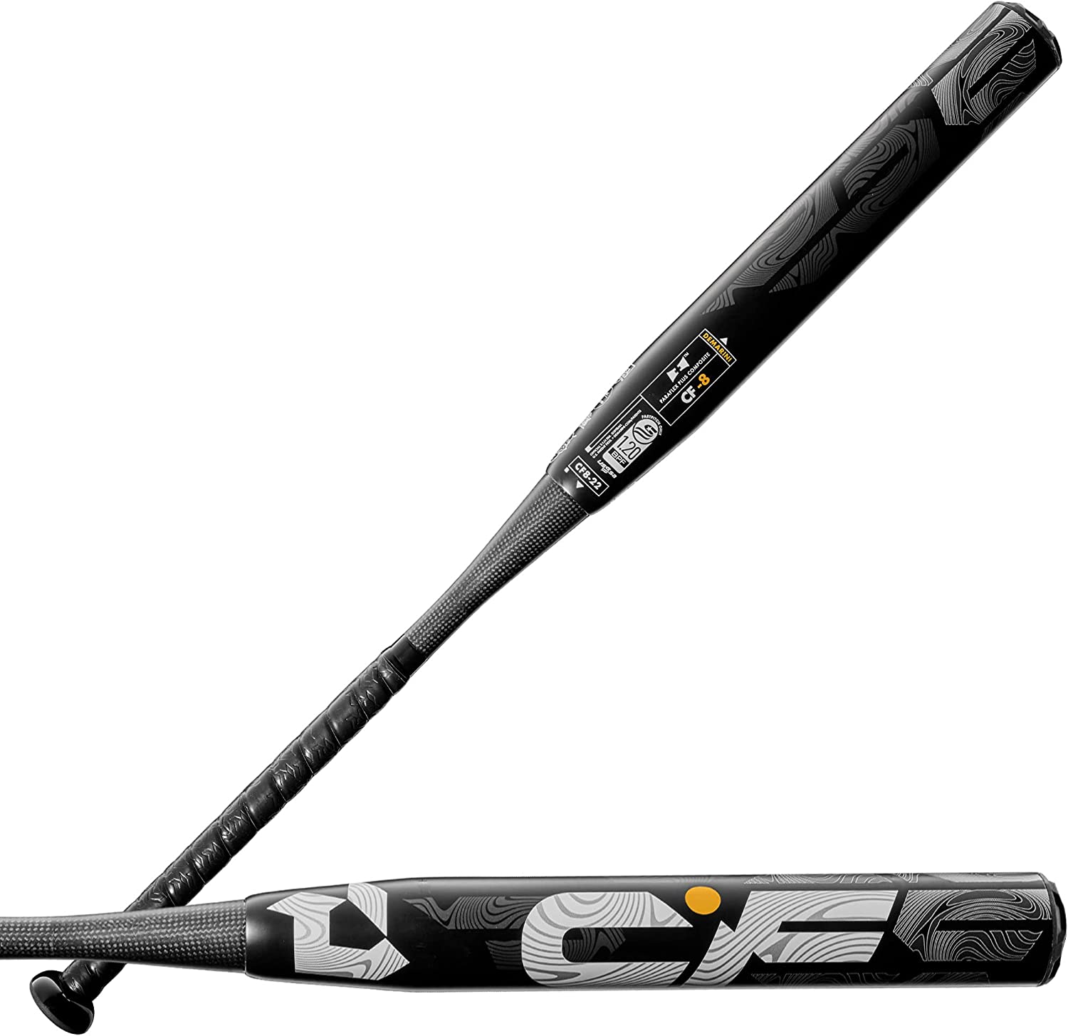 2022 DeMarini CF Fastpitch Softball Bat - Black/White | High Performance USSSA & ASA Approved | Perfect for Competitive Fastpitch Games & Tournaments