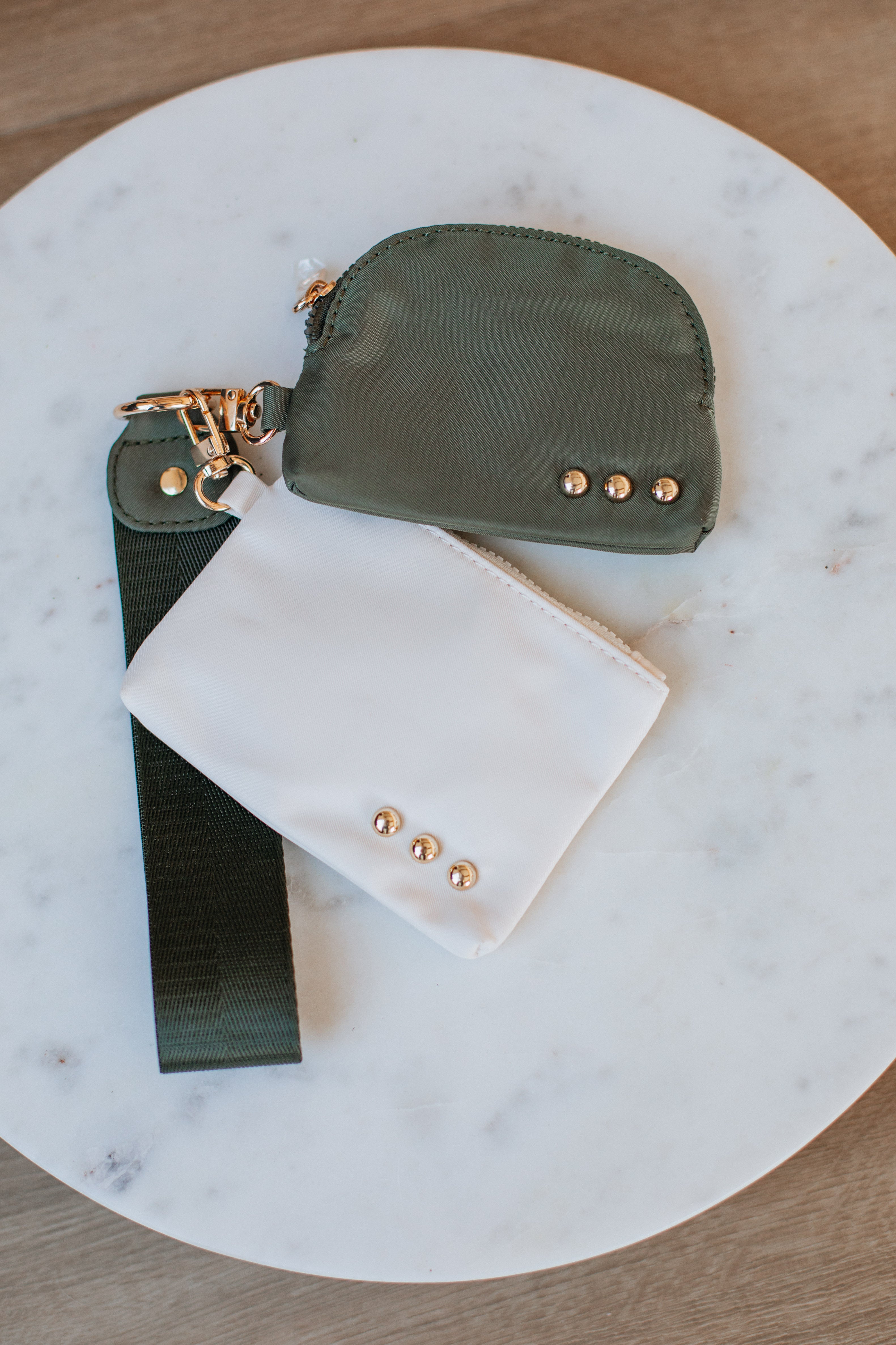 Dania Dual Wristlet Wallet - Dark Olive Crossbody Bag for Women | Perfect for Travel, Shopping & Everyday Use