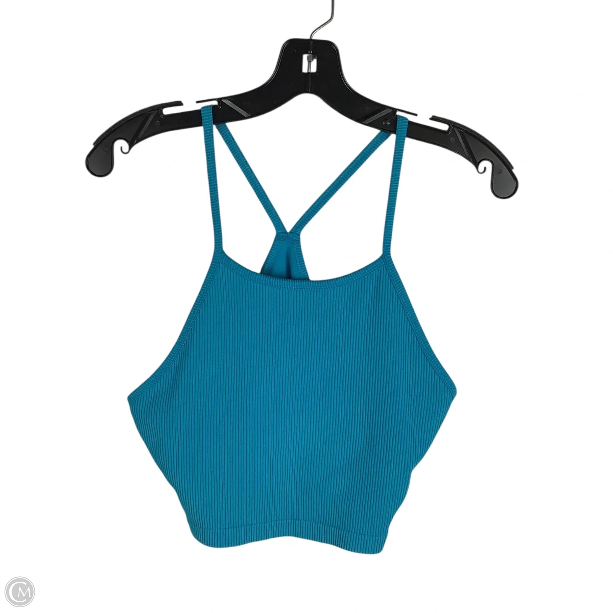Joy Lab Women's Athletic Sports Bra - Comfortable & Supportive Workout Top in Blue, Size XL - Perfect for Yoga, Running & Gym Fitness