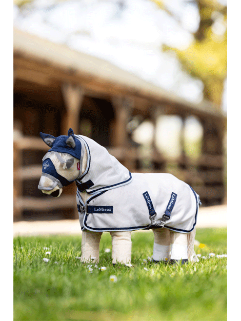 Le Mieux Toy Pony Fly Rug - Breathable Mesh Fly Protection for Horses - Perfect for Riding, Training, and Outdoor Activities