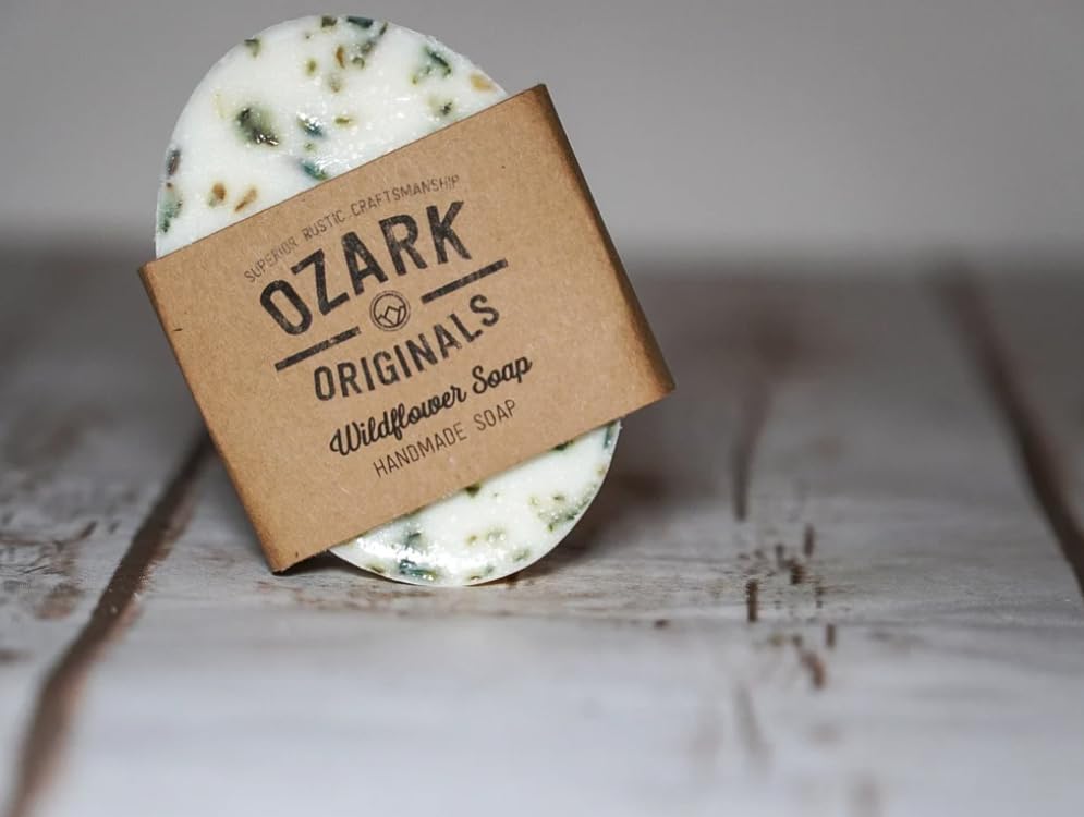 Ozark Wildflower Handmade Soap - Natural & Organic Bar Soap for Sensitive Skin - Perfect for Daily Use, Gifts & Spa Relaxation