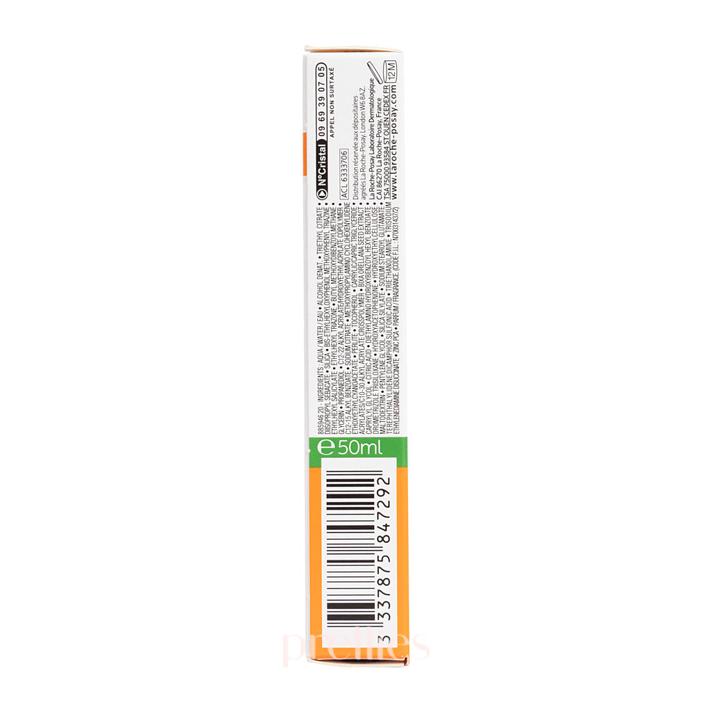 La Roche Posay Anthelios UVmune 400 Oil Control SPF50+ Sunscreen Fluid 50ml - Lightweight Matte Finish for Oily Skin, Daily Face Protection & Outdoor Activities