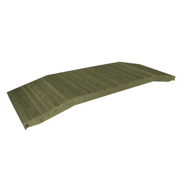 Standard Wooden Plank Bridge - Durable & Sturdy for Garden, Pond, or Landscape Decoration | Perfect for DIY Backyard Projects & Outdoor Decor