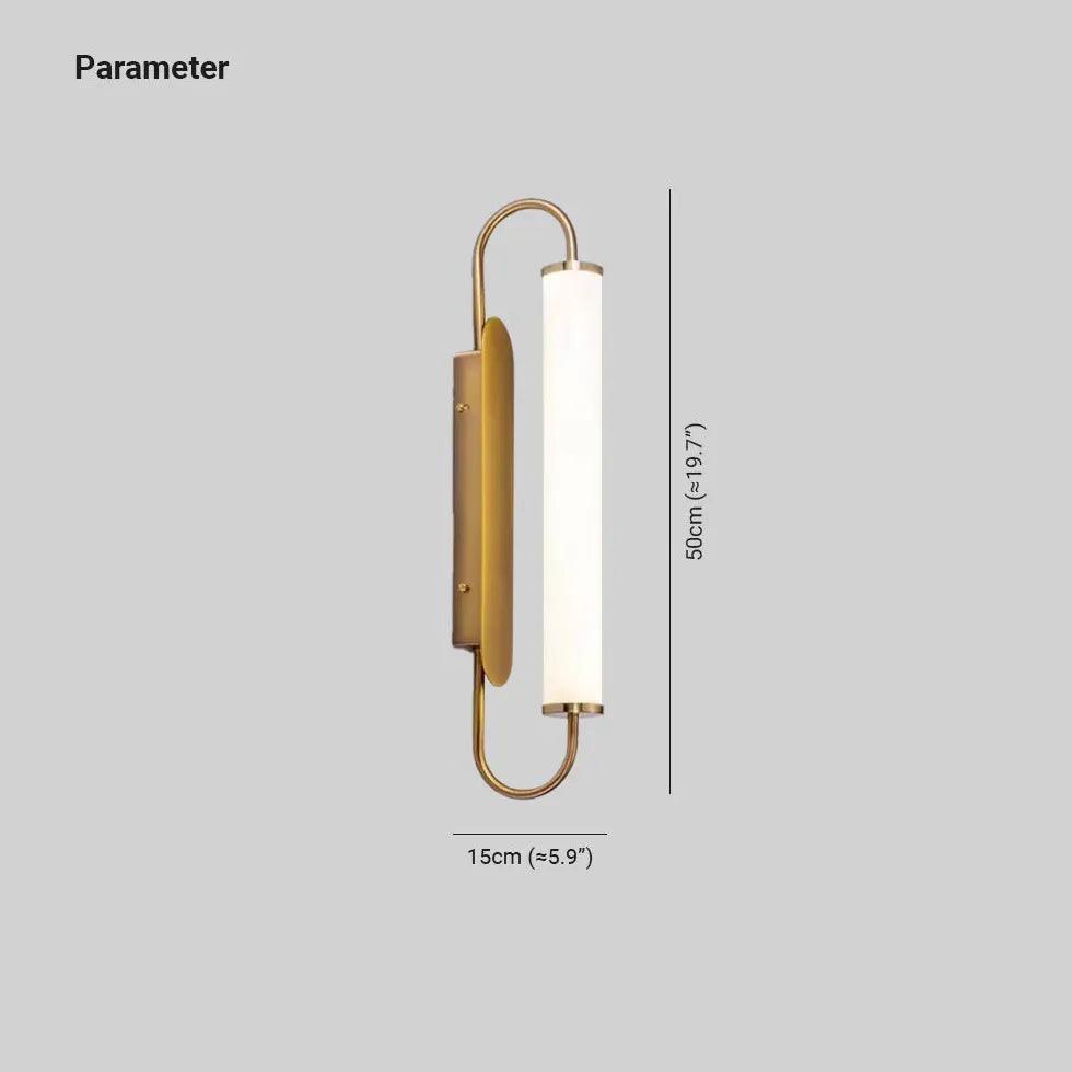 Modern Brass Side Wall Lights - Elegant Indoor/Outdoor Lighting for Hallway, Bedroom, and Patio Decor