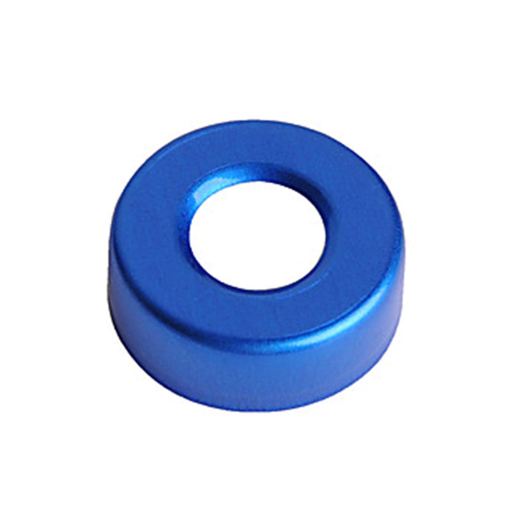 20-0000 ml-B Extended Apron Large Opening Magnetic Crimp Seal, Silver, 20mm, Bulk Pack of 100 - Ideal for Laboratory, Pharmaceutical, and Food Packaging Applications