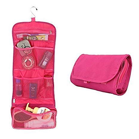 BLAPOXE Makeup Bag for Women - Waterproof Cosmetic Travel Organizer, Multi-Functional Toiletry Pouch for Makeup Brushes & Essentials | Perfect for Travel, Gym, Beach & Daily Use
