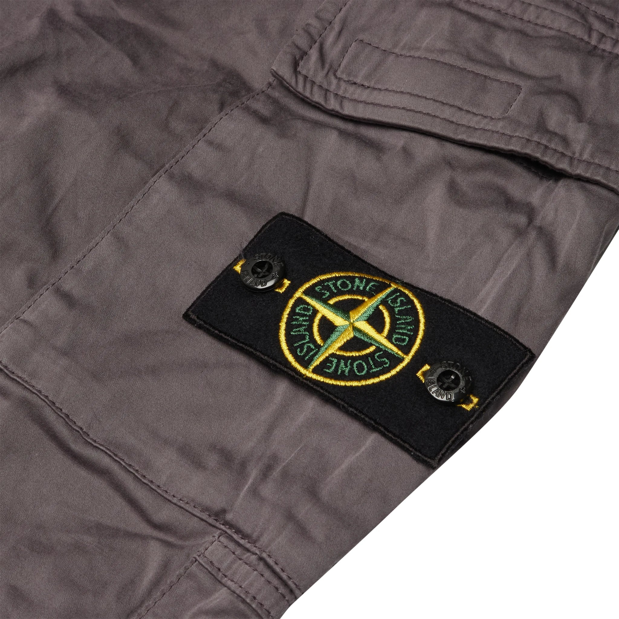 Pre-Owned Stone Island Grey Cargo Pants for Men - Durable Military Style Utility Pants for Outdoor, Work & Streetwear Fashion