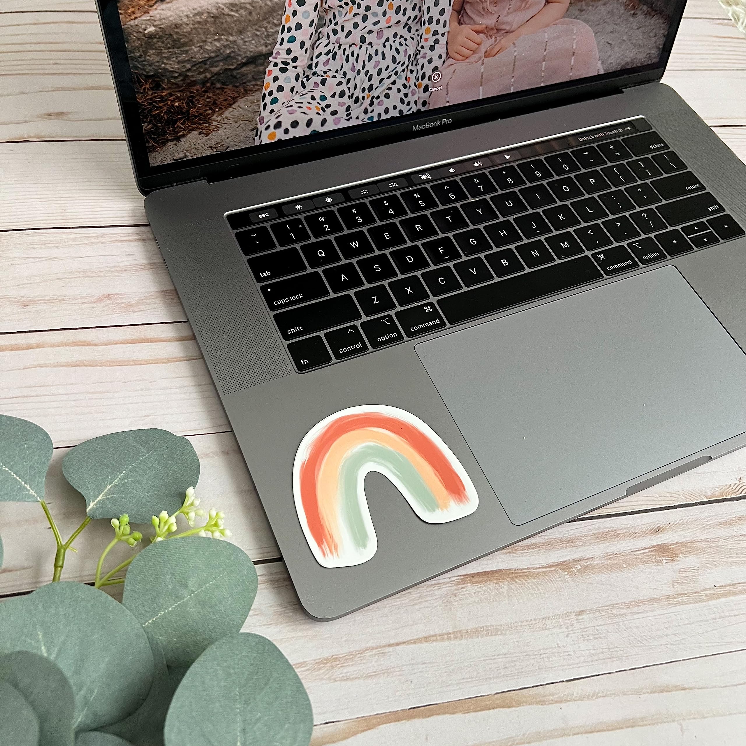 Waterproof Vinyl Stickers - Pink Rainbow & Inspirational Cute Decals for Laptops, Water Bottles, Journals & DIY Crafts