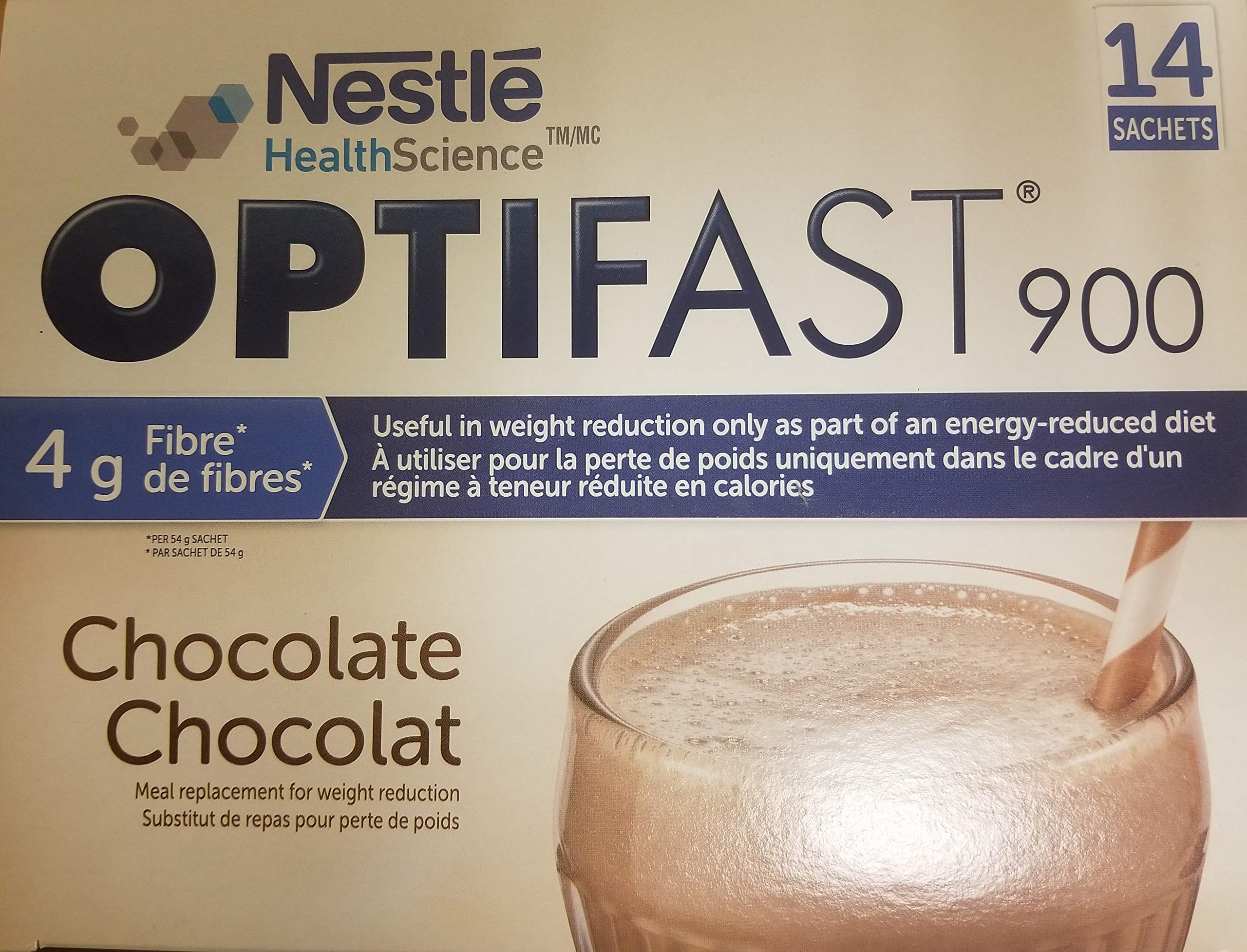 Optifast 900 Meal Replacement Shake - Chocolate Flavor for Weight Loss & Diet Management | Perfect for Busy Lifestyles, Post-Workout Recovery & Healthy Meal Planning