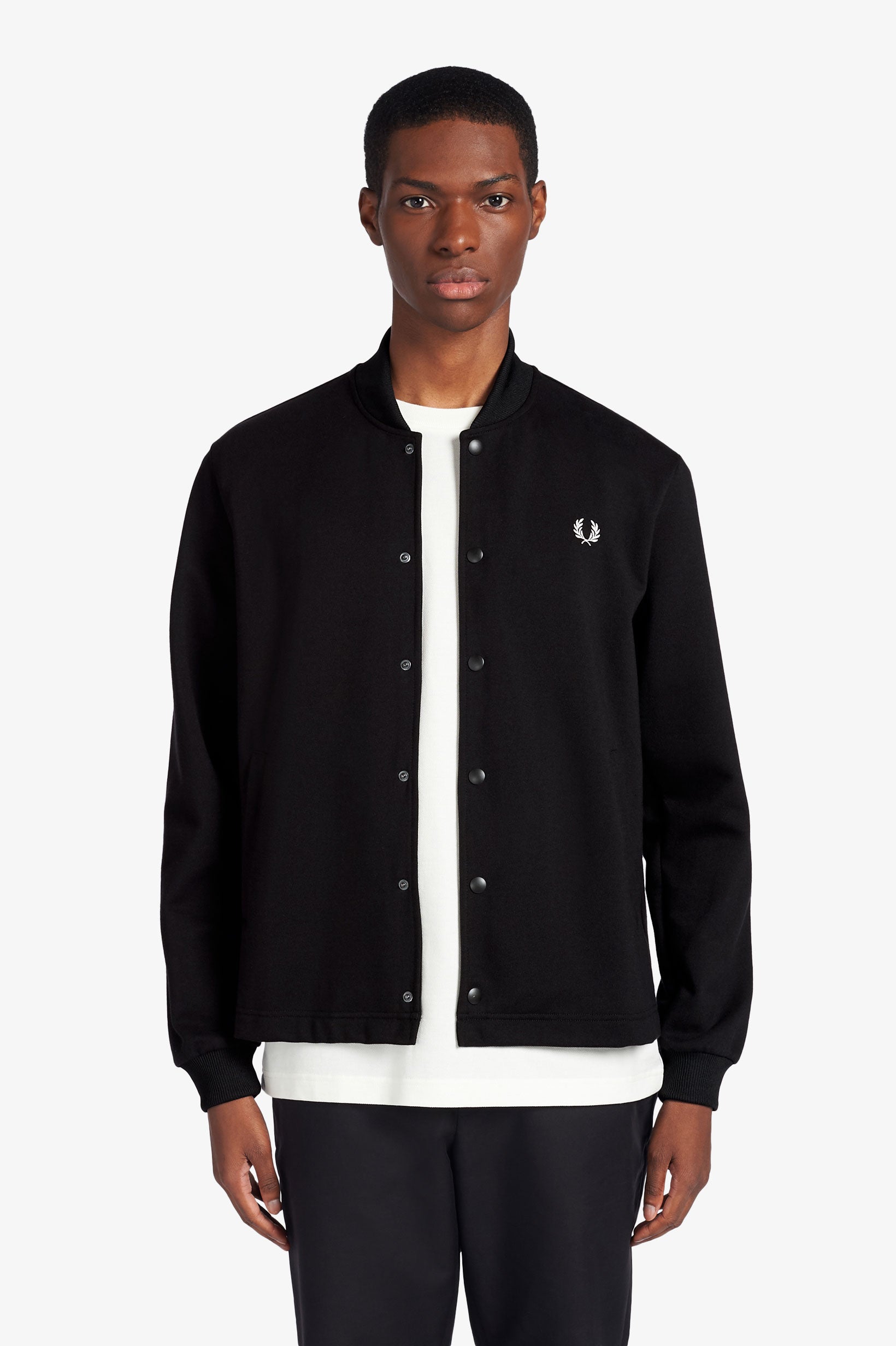 Black Bomber Jacket for Men - Stylish & Warm Winter Coat with Stand Collar | Perfect for Casual Outfits, Streetwear & Outdoor Activities