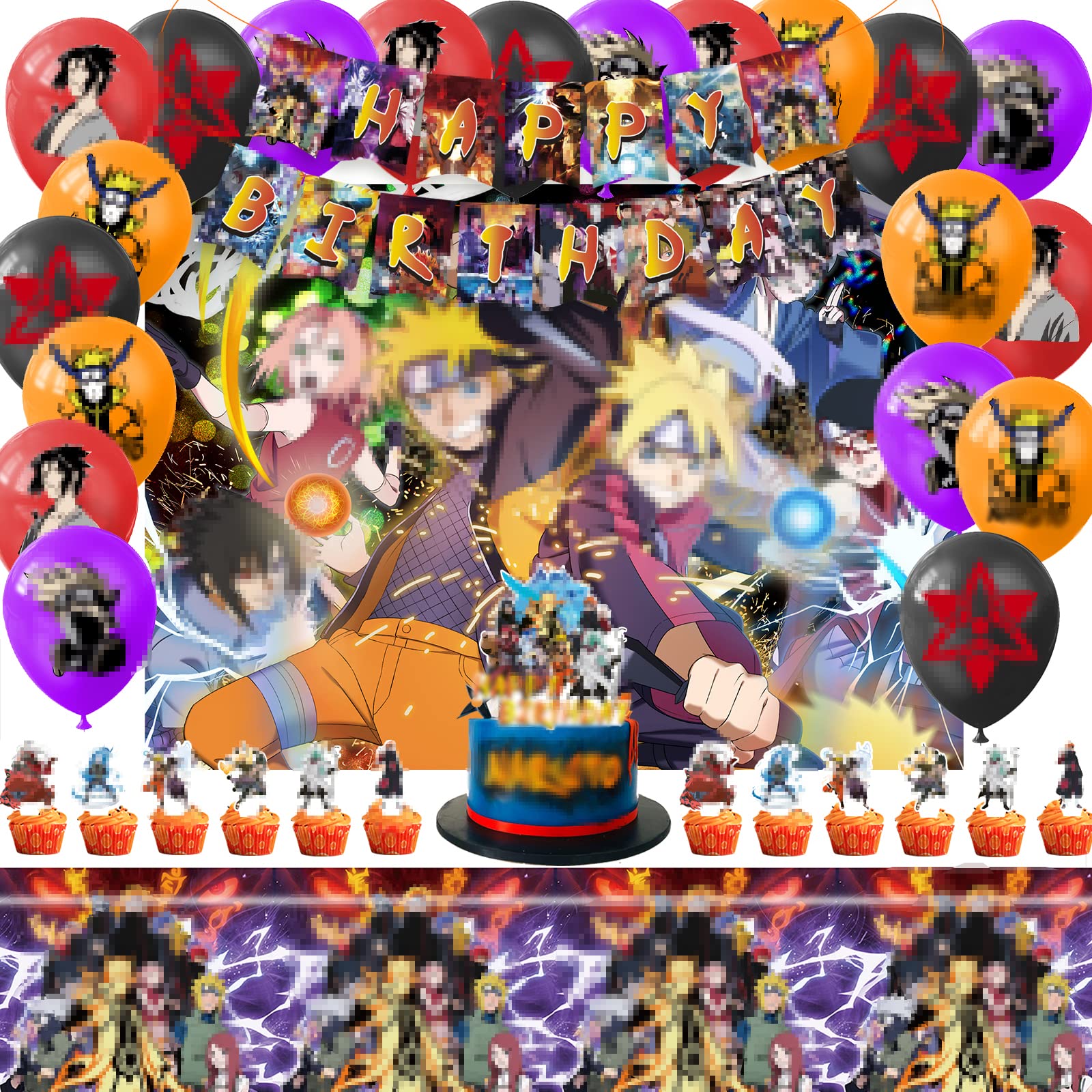 Best Themed Birthday Party Decorations Kit - Happy Birthday Banners, Cake & Cupcake Toppers, Balloons, Tablecloths & Backdrop - Perfect for Kids, Adults & Special Occasions