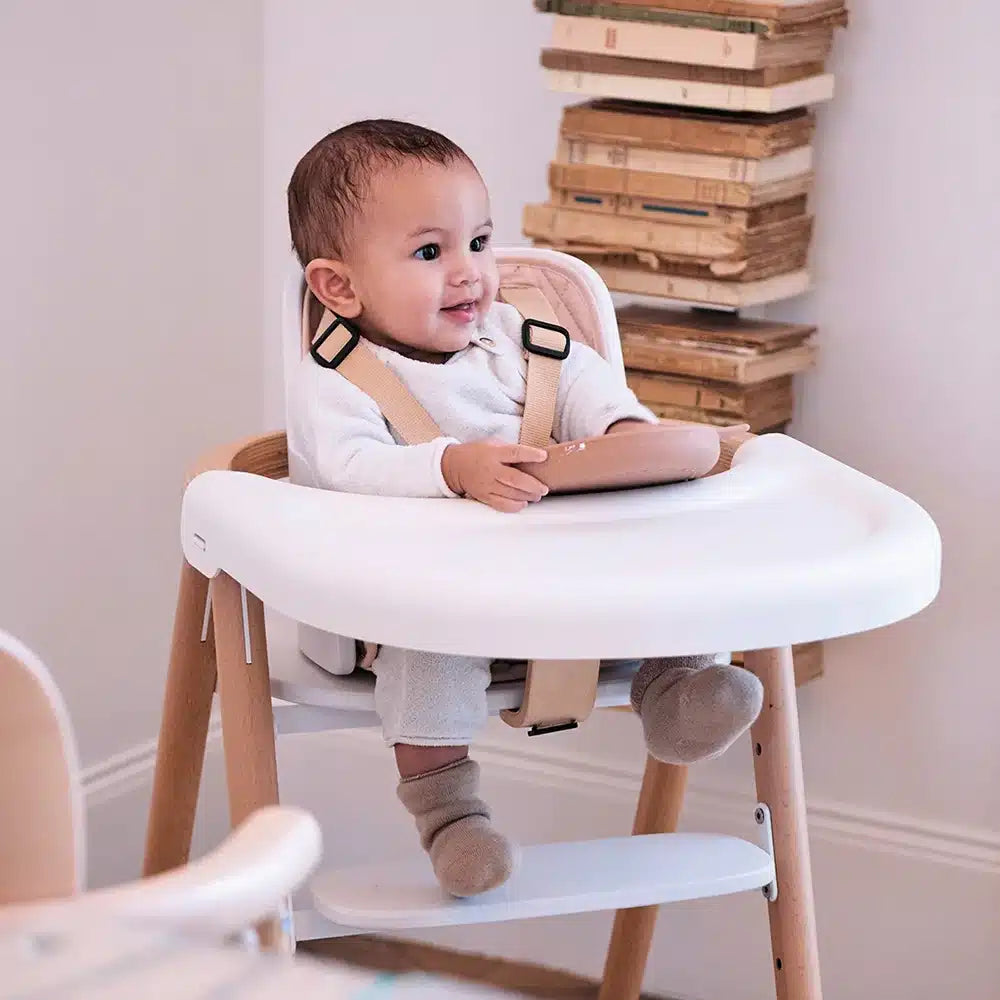 Charlie Crane TOBO Adjustable Wooden High Chair for Babies & Toddlers - Convertible Kids Dining Chair for Home, Kitchen, and Restaurant Use