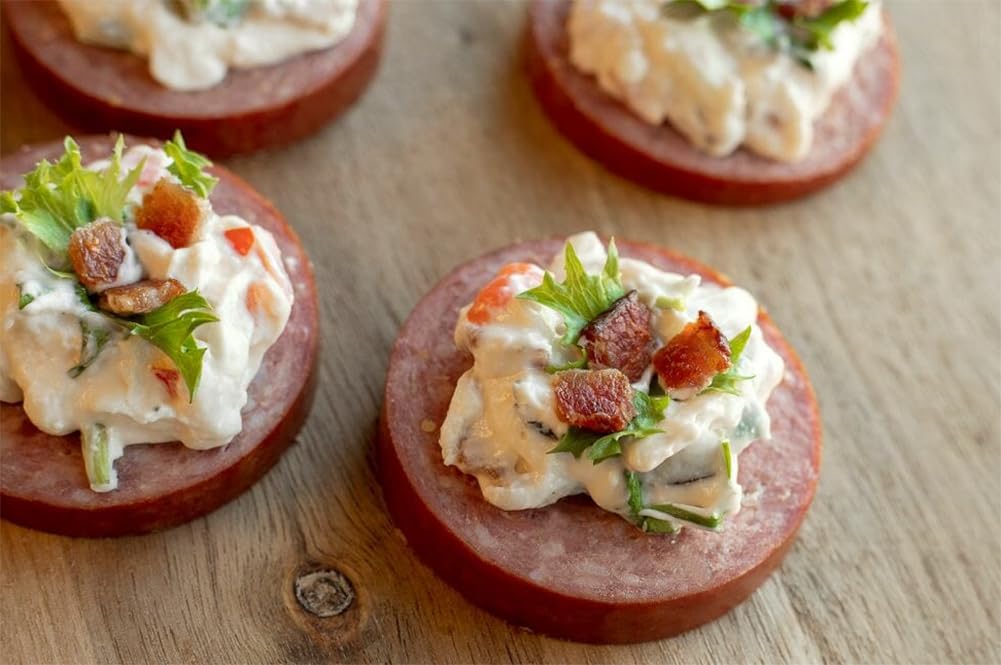 Cloverdale Cracker Size Summer Sausage 12oz - Gluten-Free, No MSG, Perfect for Charcuterie Boards, Snacking & Camping (Pack of 3)