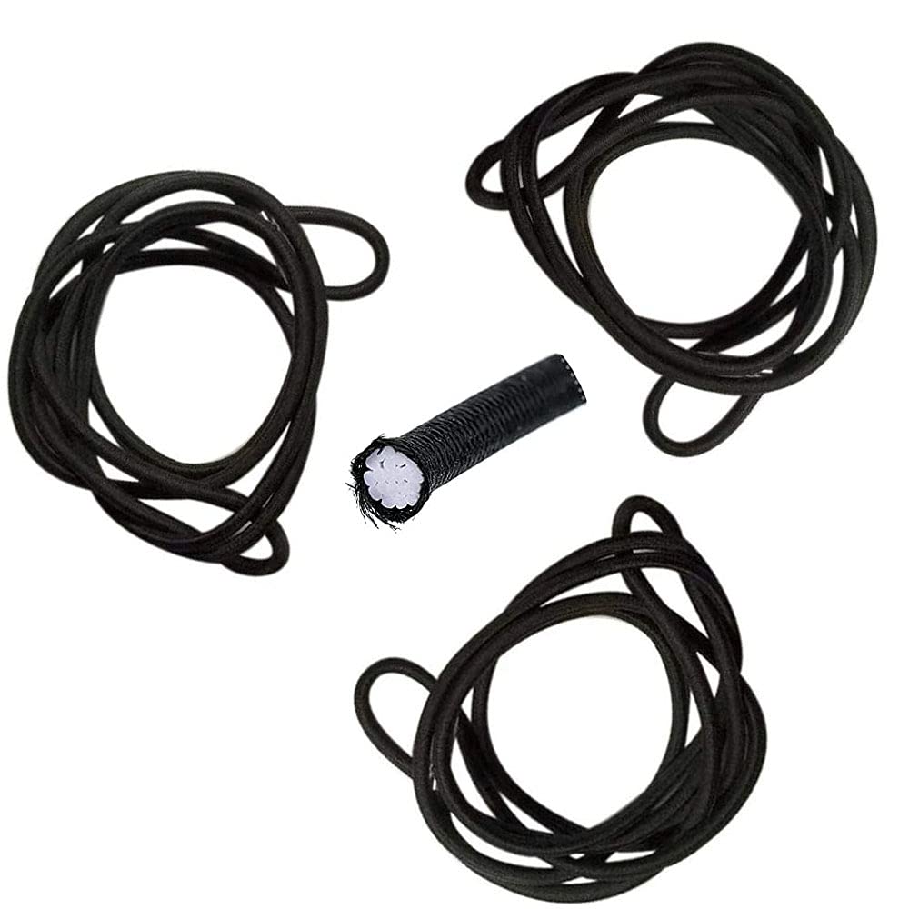 Durable Rubber Trash Can Bands - Elastic Trash Bag Holder Set of 3 - Secure Garbage Bags for Kitchen, Bathroom & Outdoor Bins