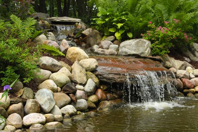 EasyPro 46” ECO-Series Universal Waterfall Diffuser - Fast Installation Pond Water Feature for Streams, Waterfalls & Spillways - Heavy Duty 3000-12000 GPH Flow Capacity (Perfect for Backyard Ponds, Landscaping & Water Gardens)