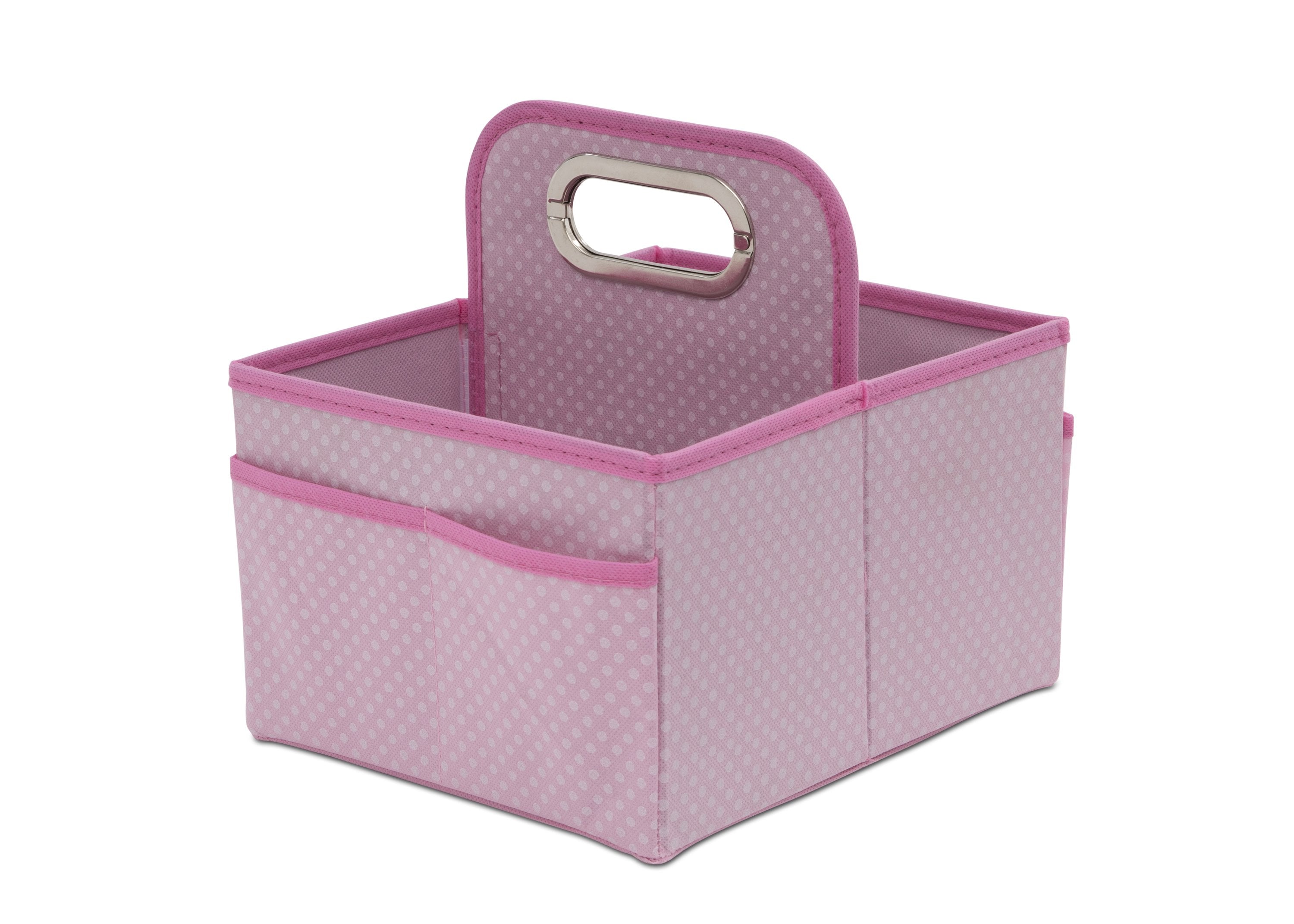Portable Nursery Caddy Organizer - Baby Essentials Storage with Multiple Pockets for Diapers, Wipes & Toys - Perfect for Nursery, Bedroom & Travel Use