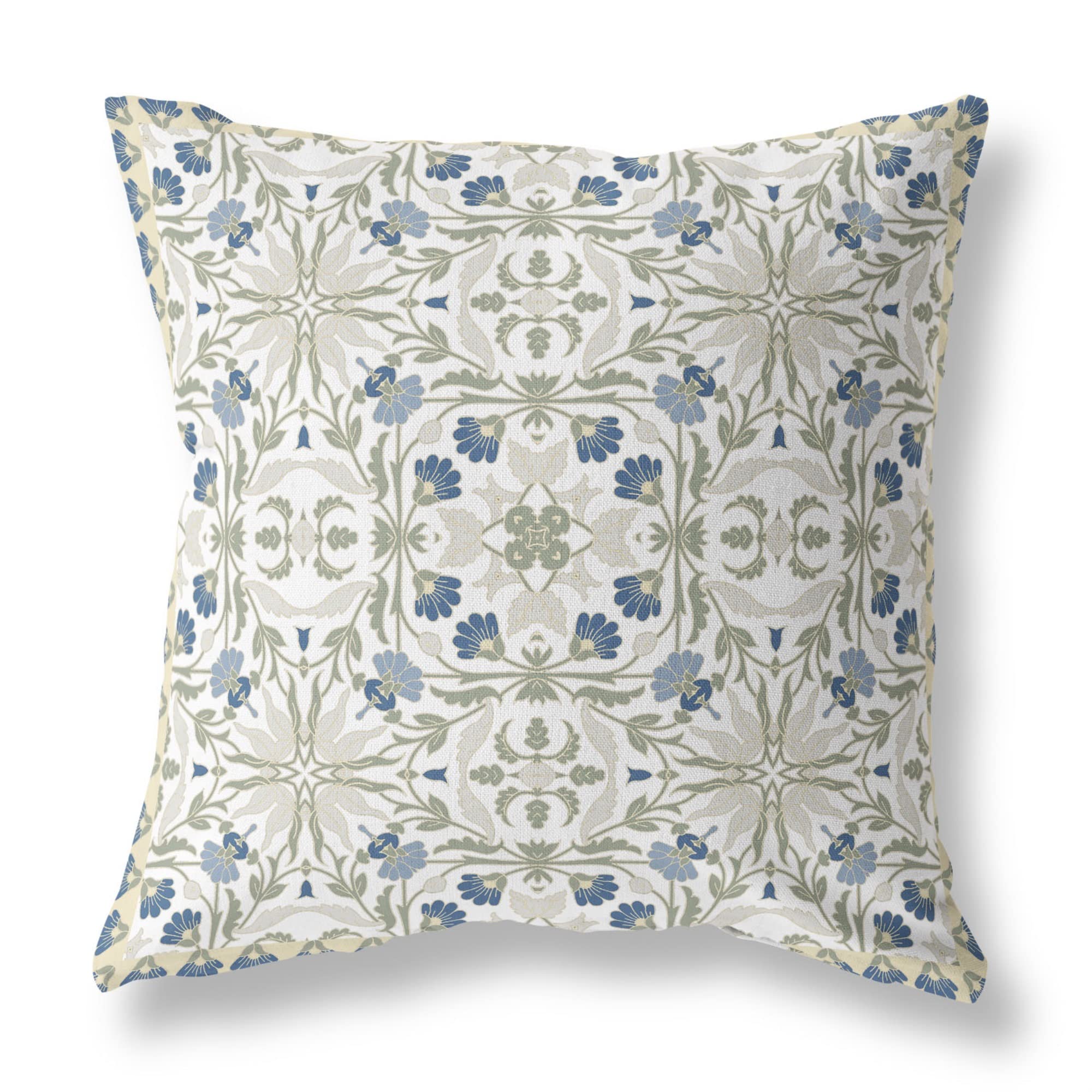 Premium Jahan Paisley Broadcloth Fabric Pillow - 26