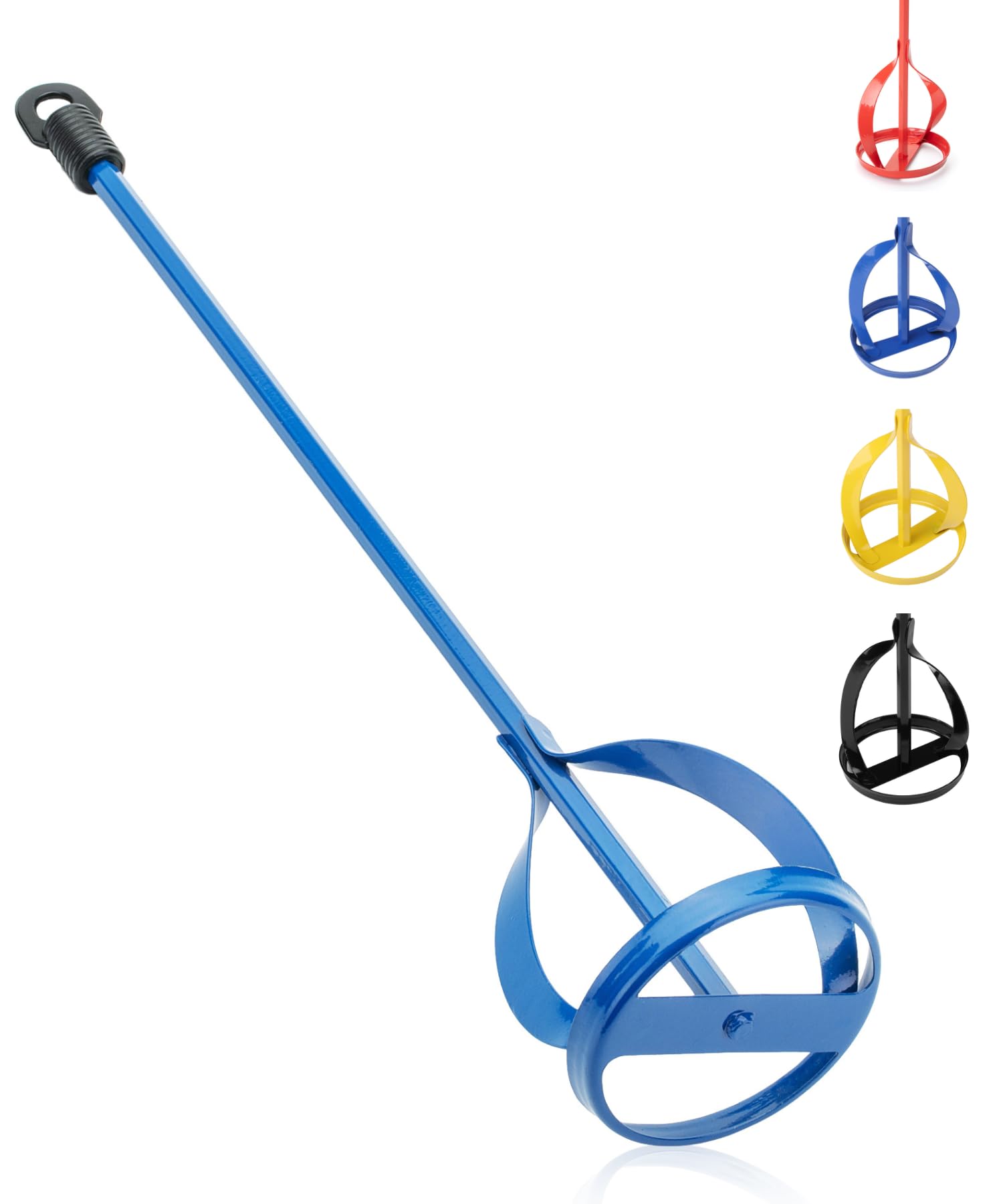 Bates Paint Mixer Attachment for Drill - 1 to 3 Gallon Buckets, Navy Blue Mud Mixer & Paint Stirrer | Perfect for Mixing Paint, Drywall Mud, Epoxy & Concrete | DIY & Professional Use