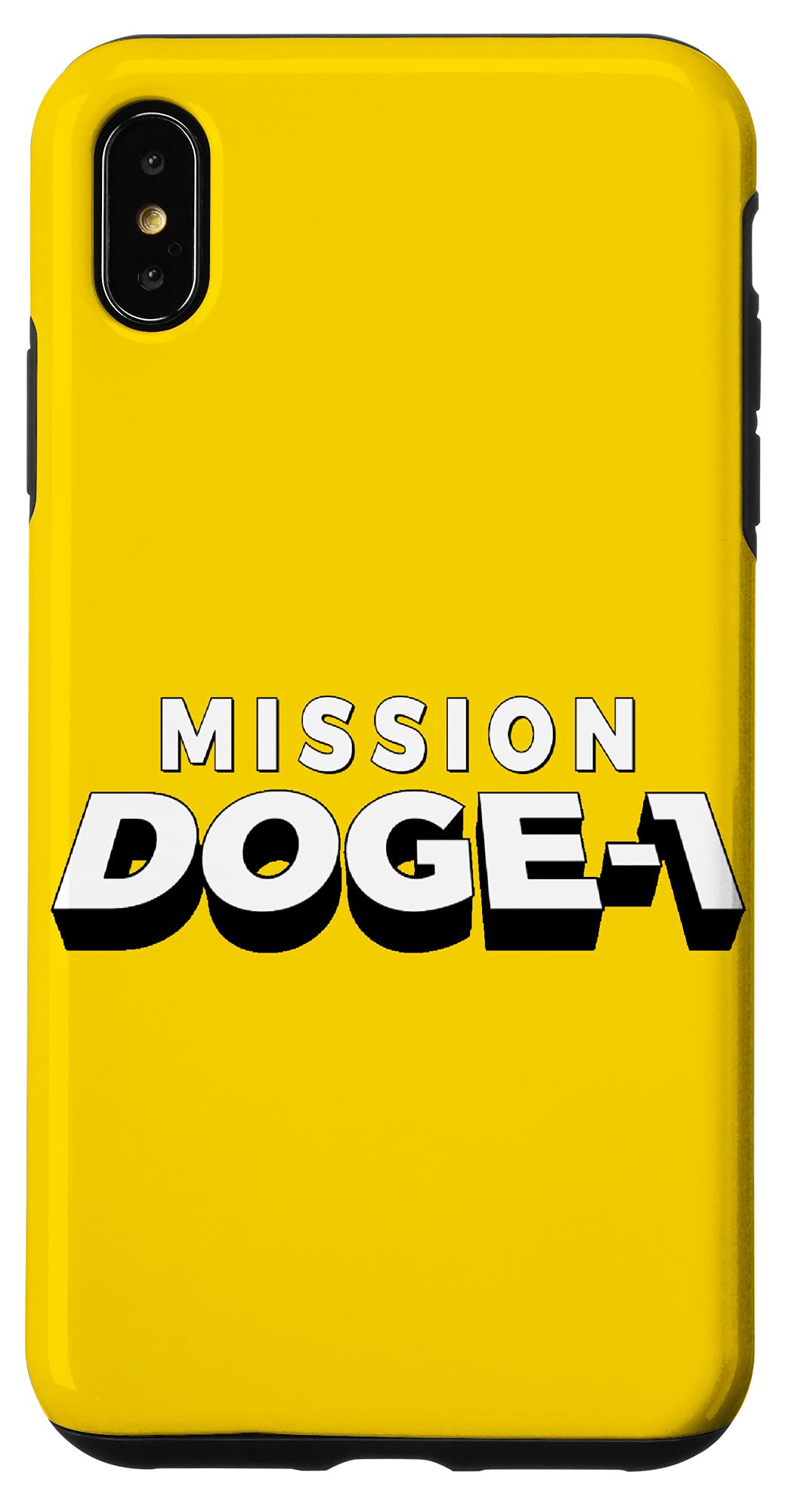 iPhone XS Max Mission Doge-1 Case - Protective Phone Cover with Space-Themed Design | Perfect for Dogecoin Fans & Space Enthusiasts | Durable Shockproof Case for Everyday Use & Travel