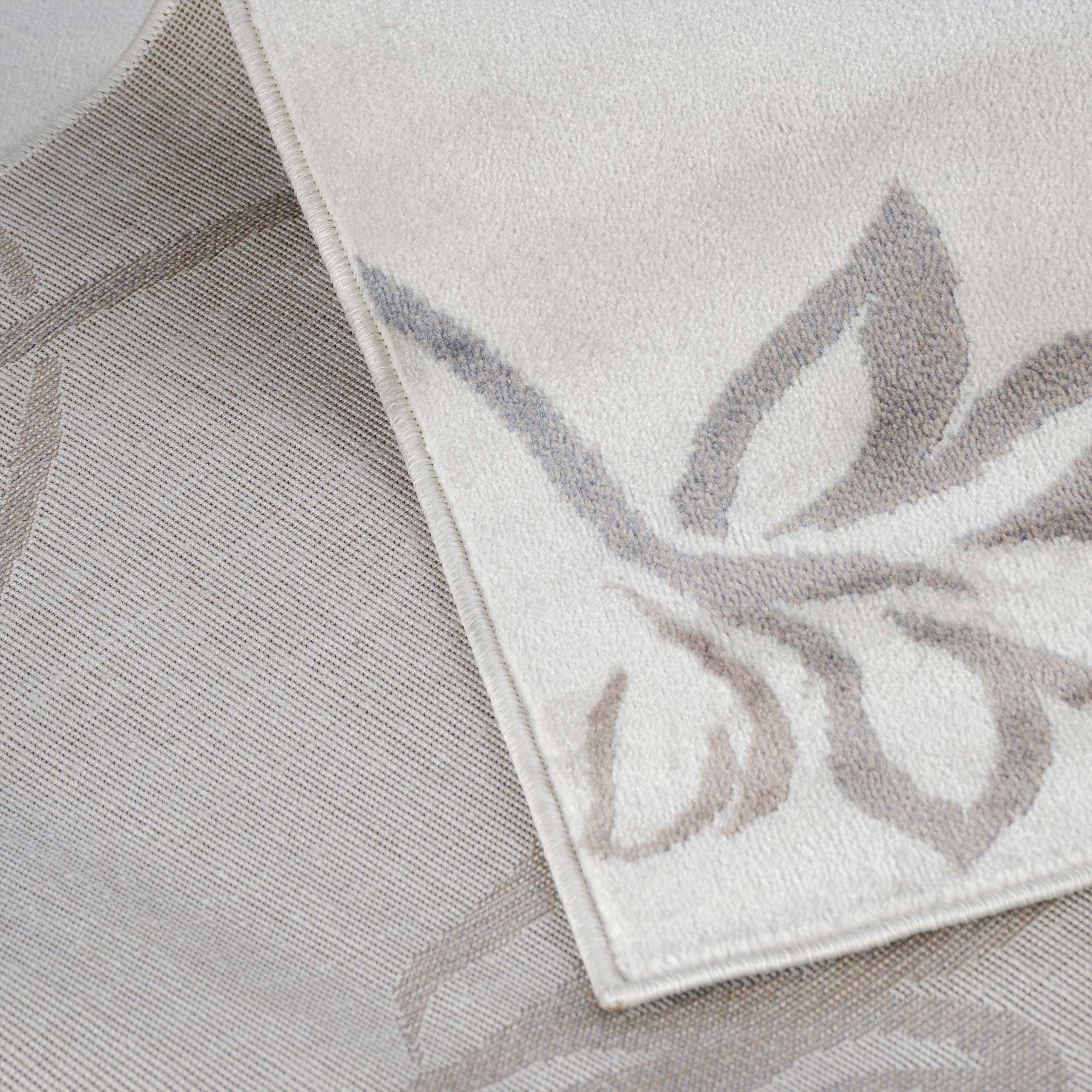 Vines Floral Scrolling Rustic Indoor Area Rug - Soft Non-Slip Boho Chic Floor Mat for Living Room, Bedroom & Nursery Decor