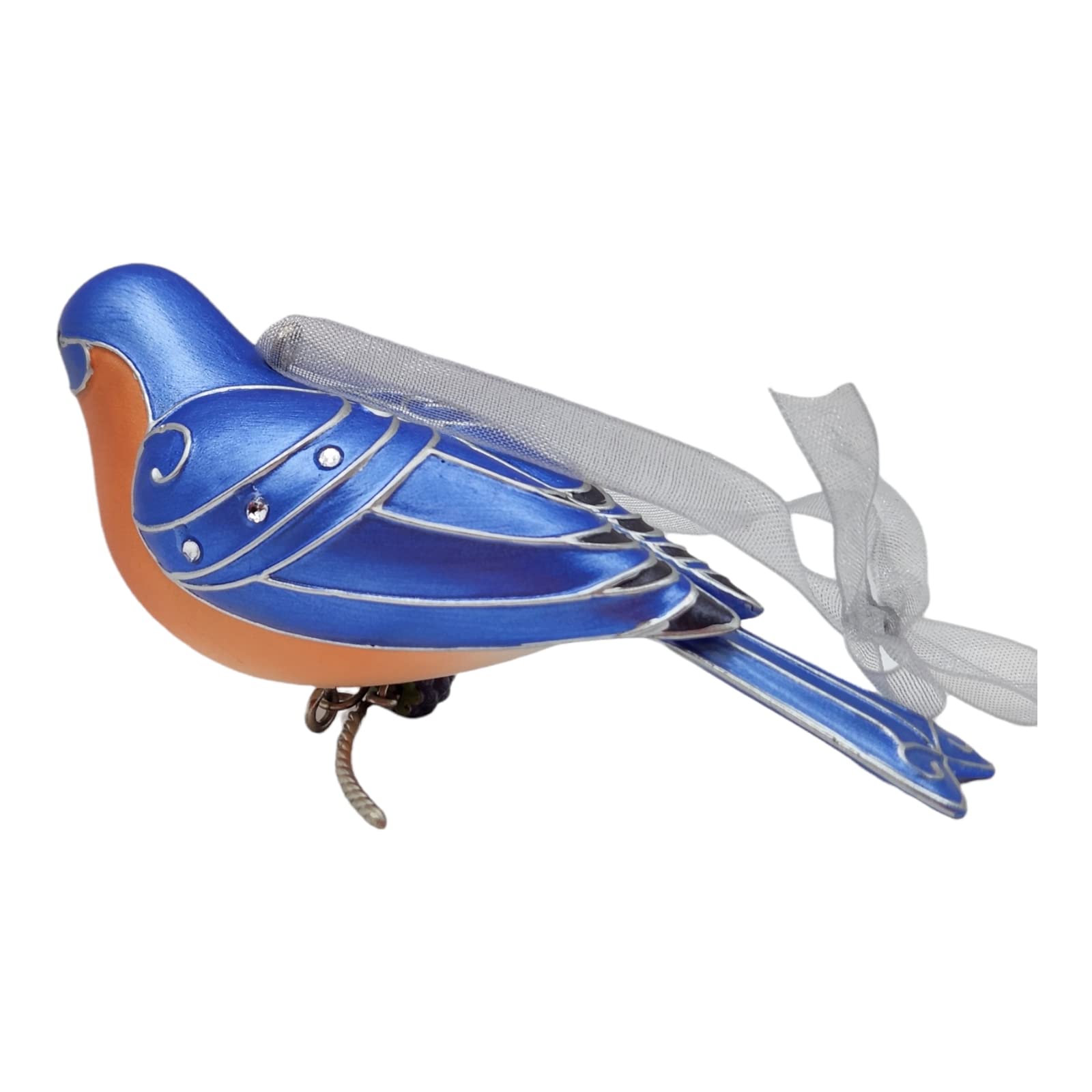 Hallmark 2010 Eastern Bluebird Ornament #6 - Beauty of the Birds Series Collectible Figurine | Perfect for Christmas Tree Decor, Gift for Bird Lovers & Holiday Home Decoration