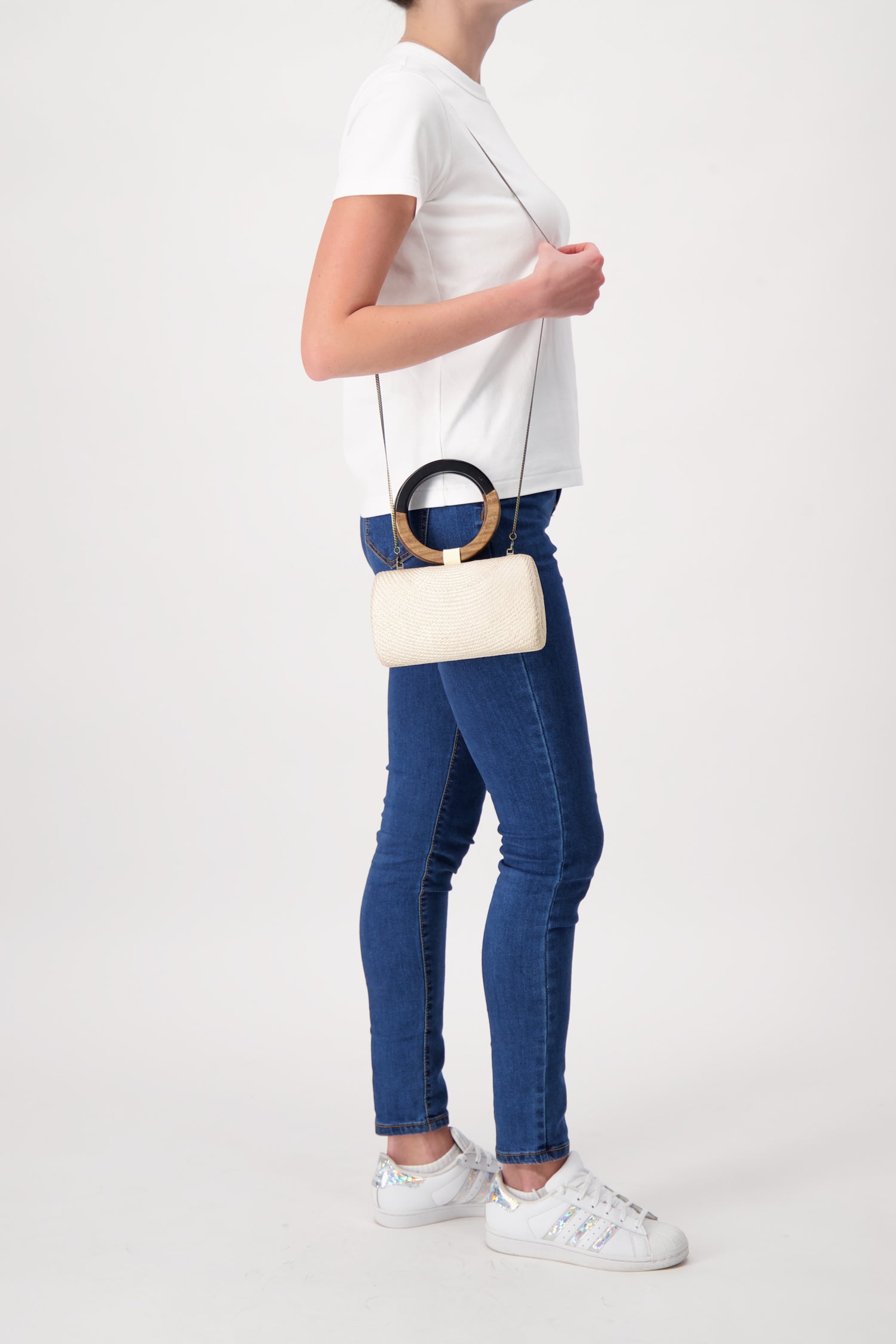 Serpui Sand Denise Bun Bag - Stylish and Durable Crossbody Handbag for Women | Perfect for Work, Travel, and Everyday Use