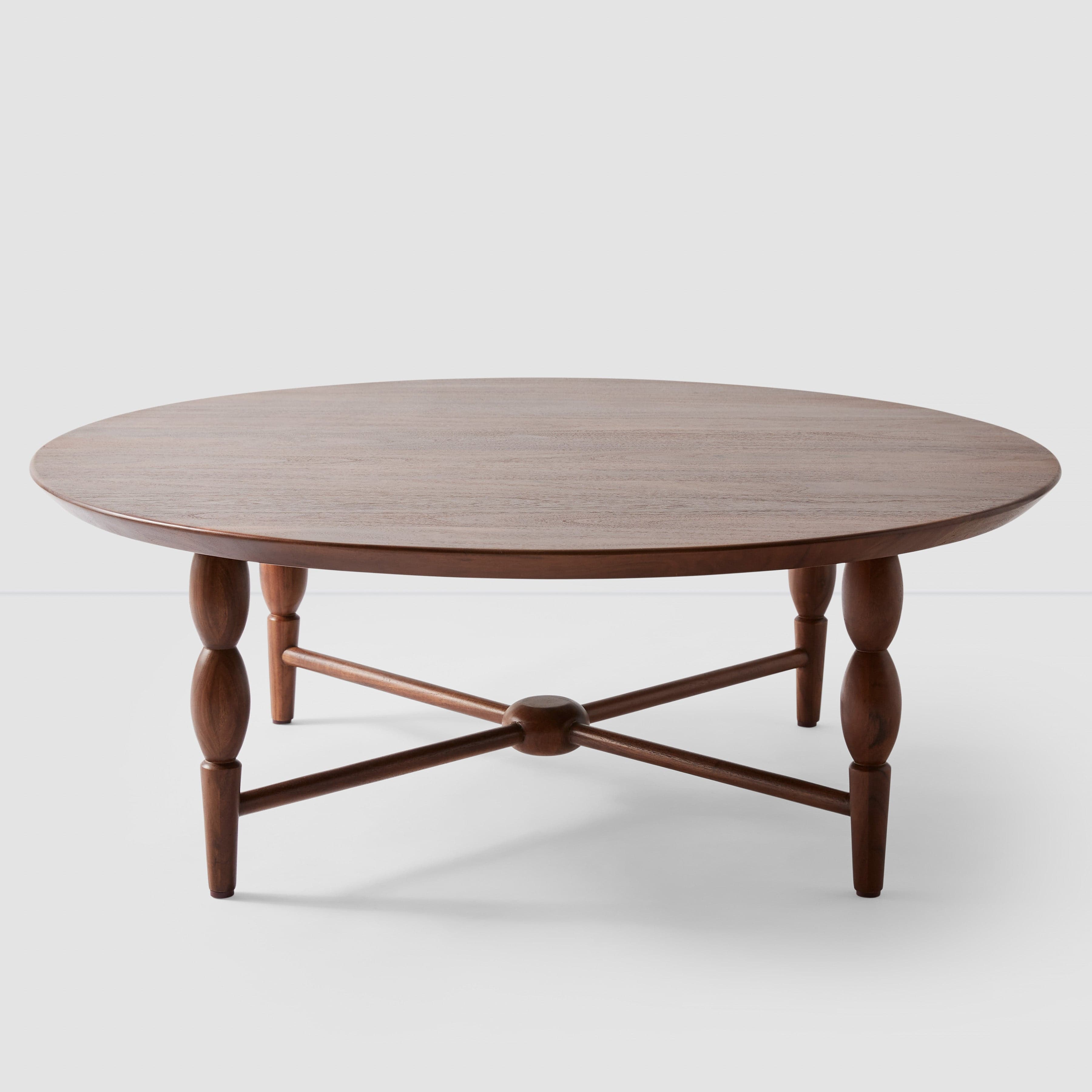 Modern Leela Wood Coffee Table - Solid Wood Living Room Furniture for Home Decor - Perfect for Living Room, Lounge, or Office Use