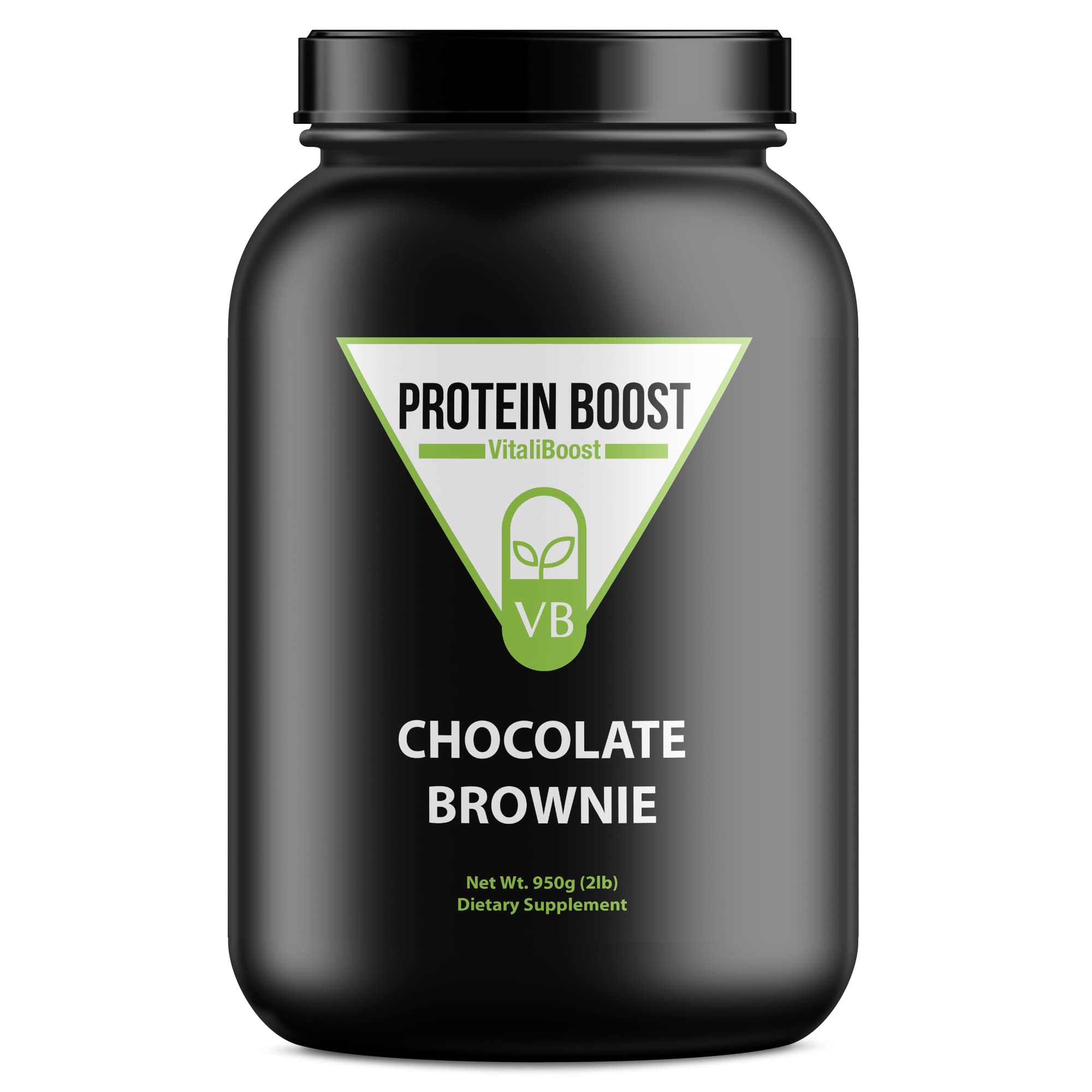 100% Pure Whey Protein Powder - Chocolate Brownie Flavor 2.09lbs (946g) for Muscle Recovery & Post-Workout Shakes | Gym Supplement for Athletes & Bodybuilders