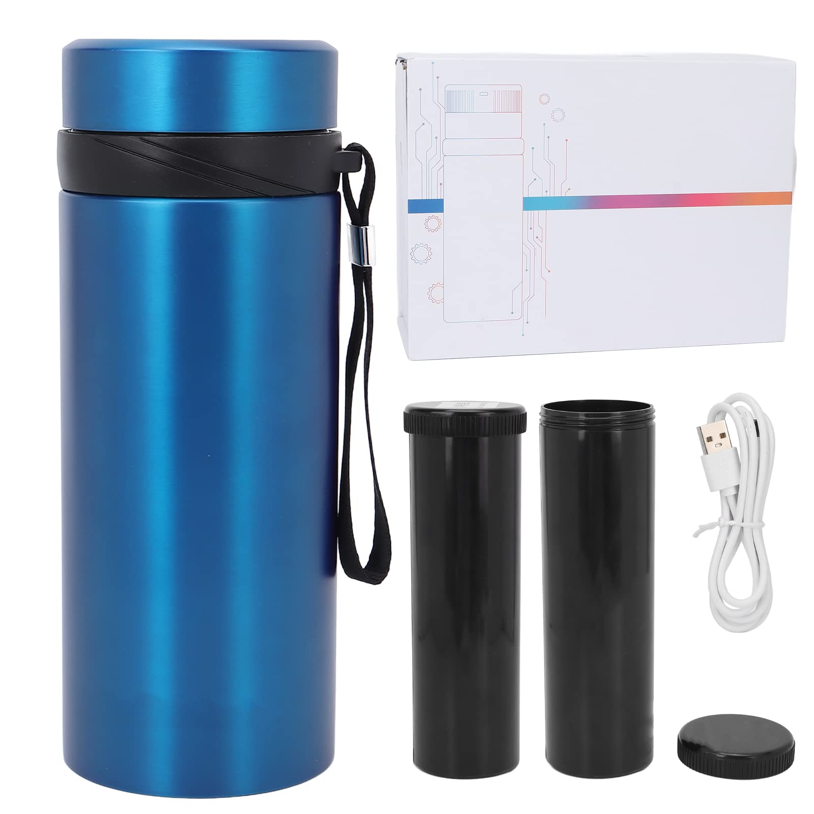 Brrnoo Mini Portable Compact Personal Fridge Cooler - 900ml Insulin Refrigerator for Skincare, Snacks, Home, Dorm, Office & Car - Perfect for Travel, Picnics, and Keeping Drinks Cold On-the-Go