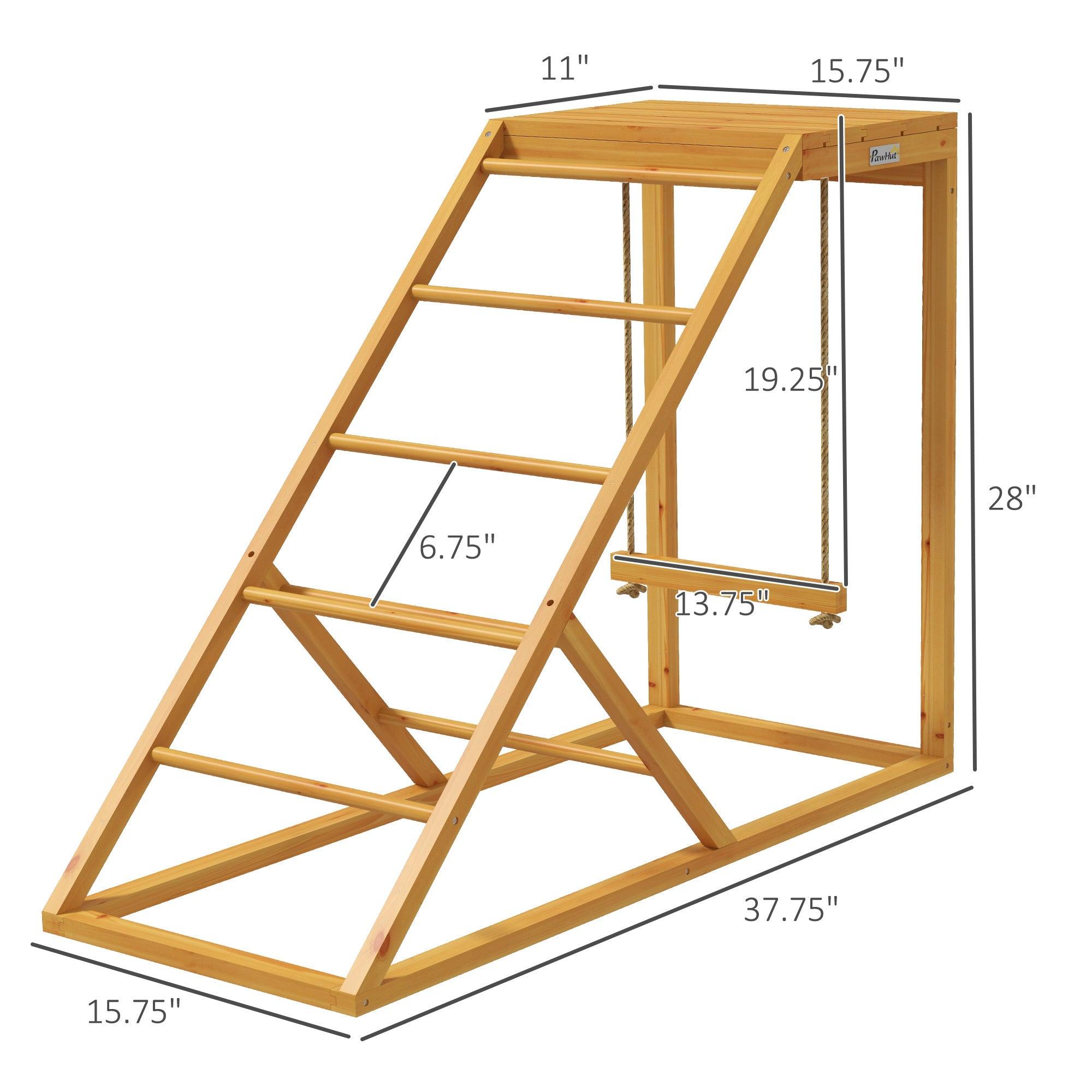 Healthy Chicken Swing Set with Perches & Ladder - Fun Coop Toy for Happy Hens | Perfect for Backyard Chicken Coops & Poultry Enrichment Activities