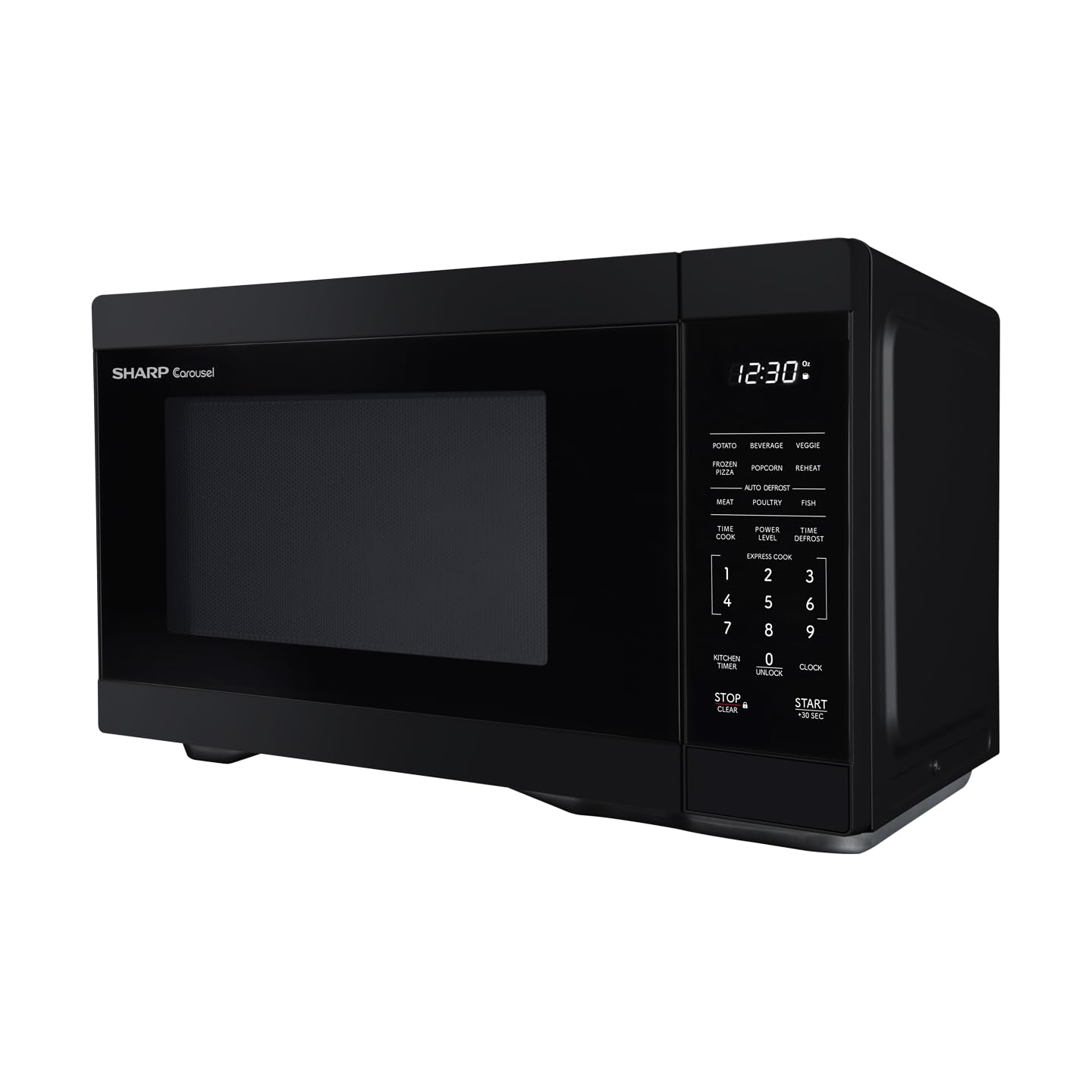 SHARP SMC1161KB 1000W Countertop Microwave Oven with Removable 12.4