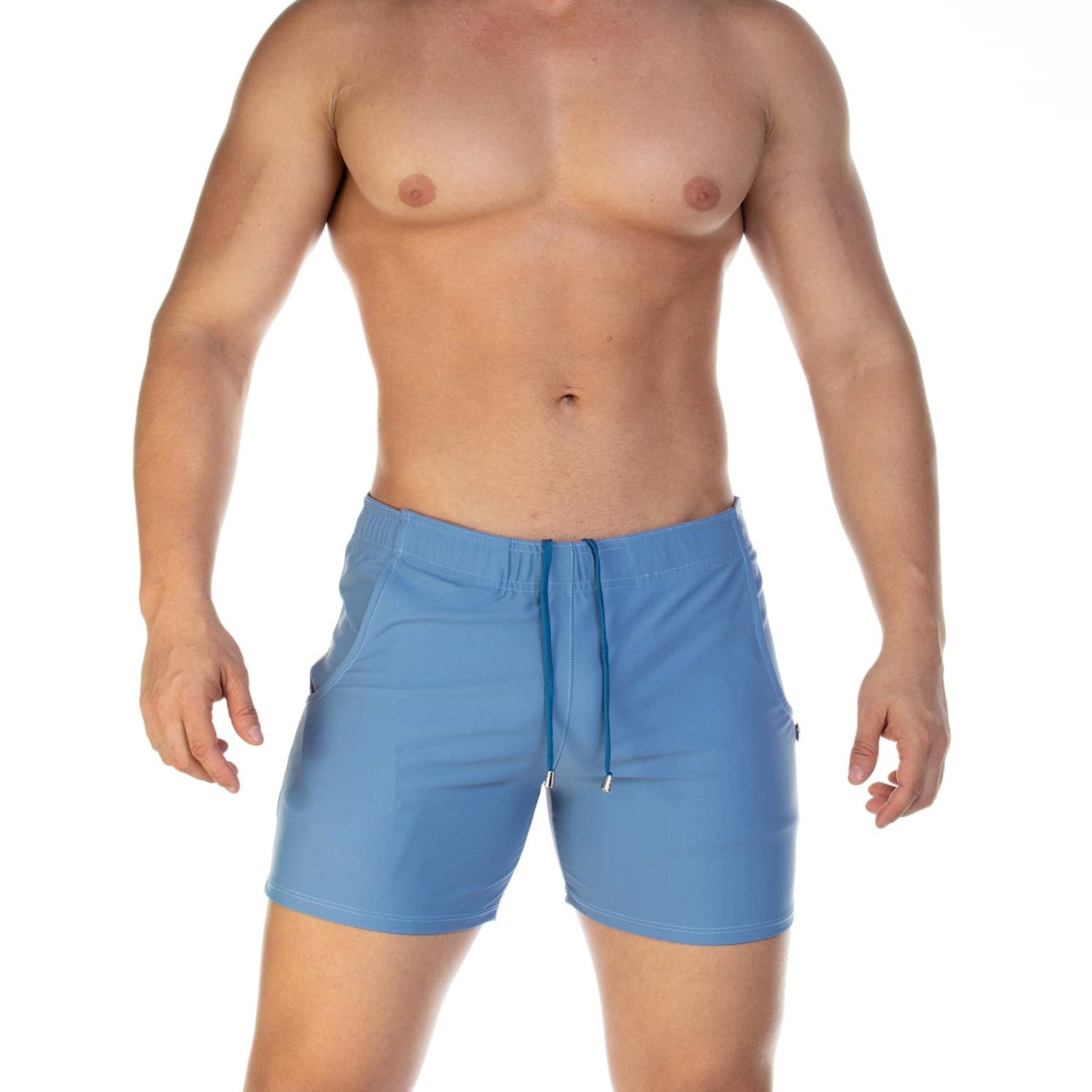 Gigo Traditional 5 Swim Trunks for Men - Quick Dry Comfortable Beach Shorts with Mesh Lining - Perfect for Swimming, Surfing & Summer Vacations