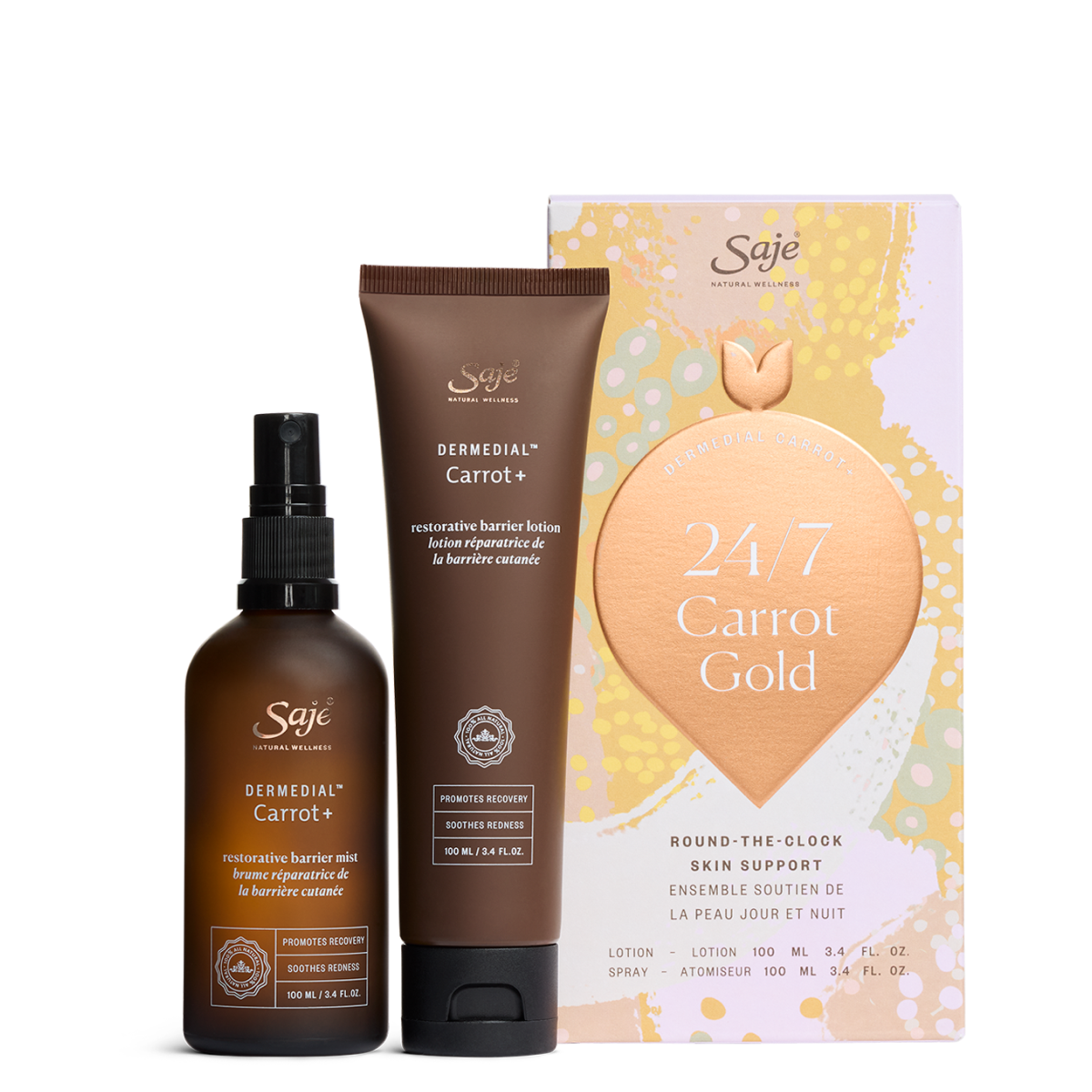 24/7 Carrot Gold - Premium Organic Carrot Juice for Energy & Immunity Boost - Perfect for Morning Routines, Workouts & Healthy Lifestyles